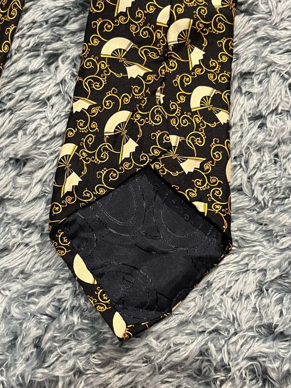 Christian Dior Monsieur × Vintage Christian Dior vintage silk tie Made In France Size ONE SIZE - 5 Thumbnail