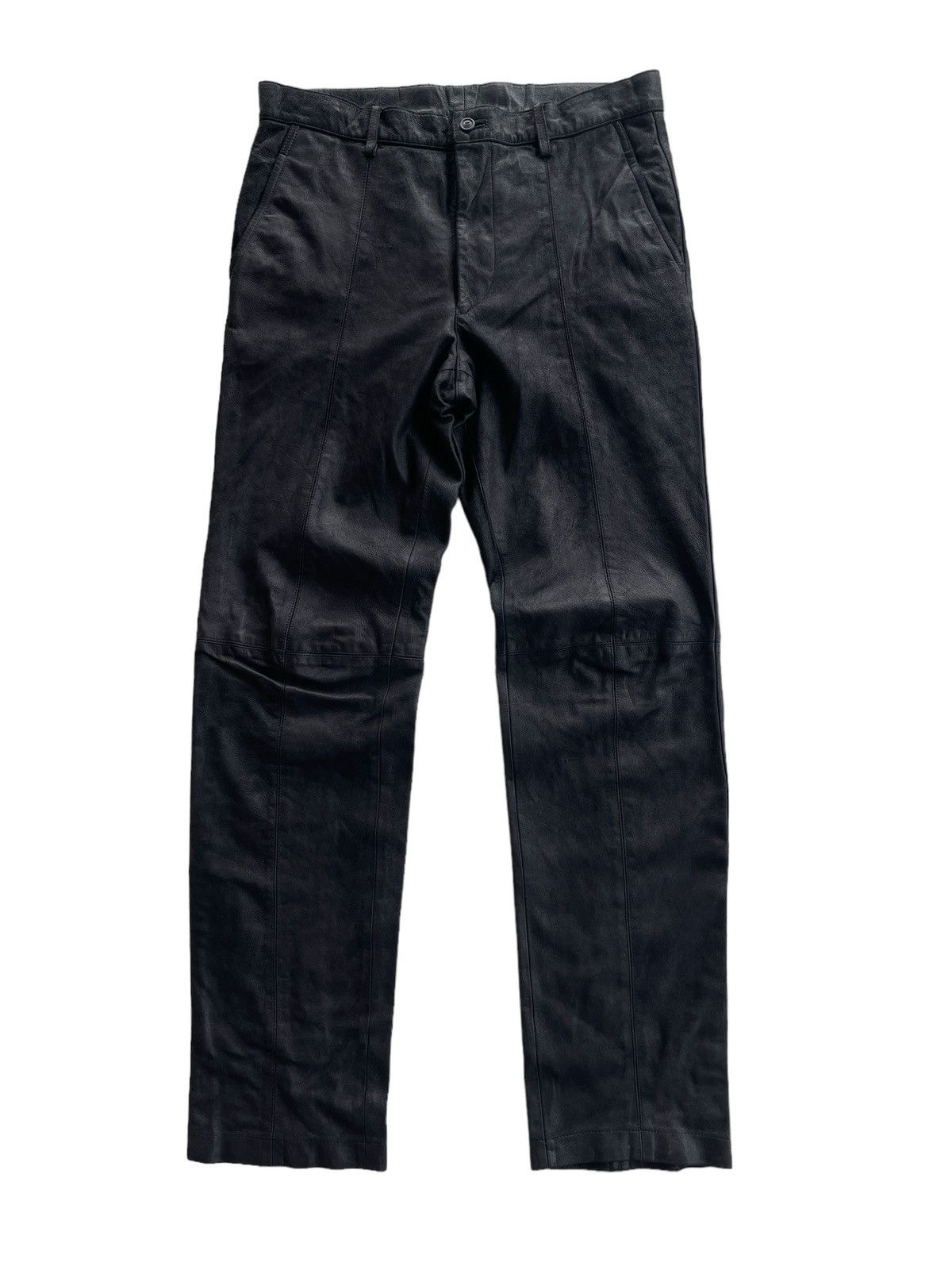 Issey Miyake Issey Miyake Men Sheepskin Leather Pants Size US 31 - 3 Thumbnail