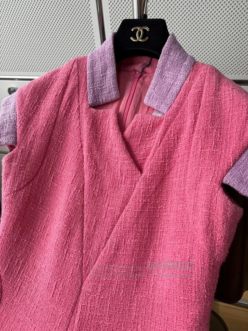 Chanel Chanel Seoul series pink purple short-sleeved dress Size XS / US 0-2 / IT 36-38 - 4 Thumbnail