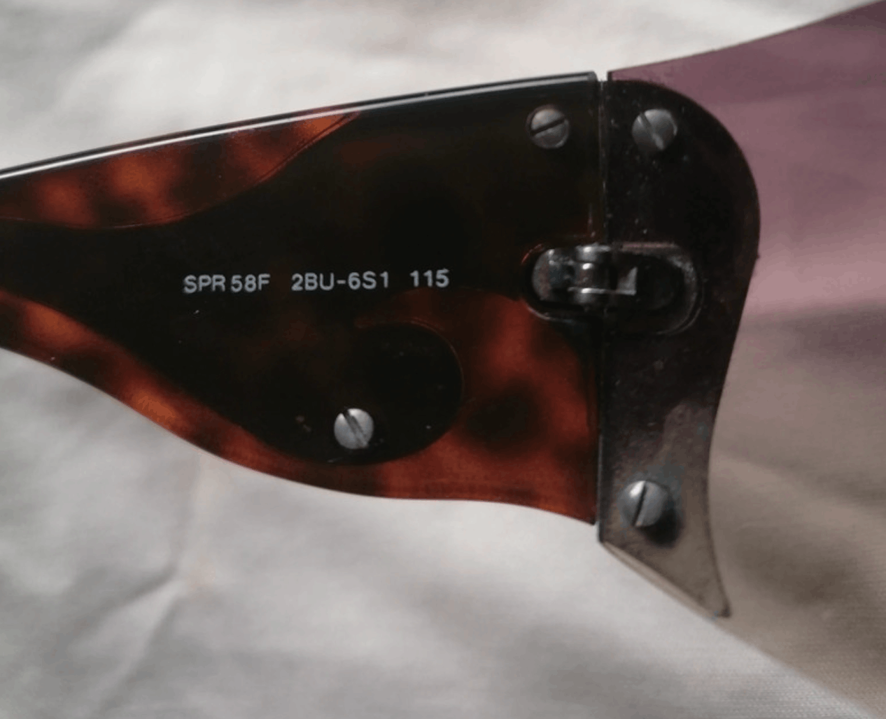 Prada × Vintage PRADA Sunglasses Flame 2004 Star Sport Metal Shield Wrap Size ONE SIZE - 6 Thumbnail