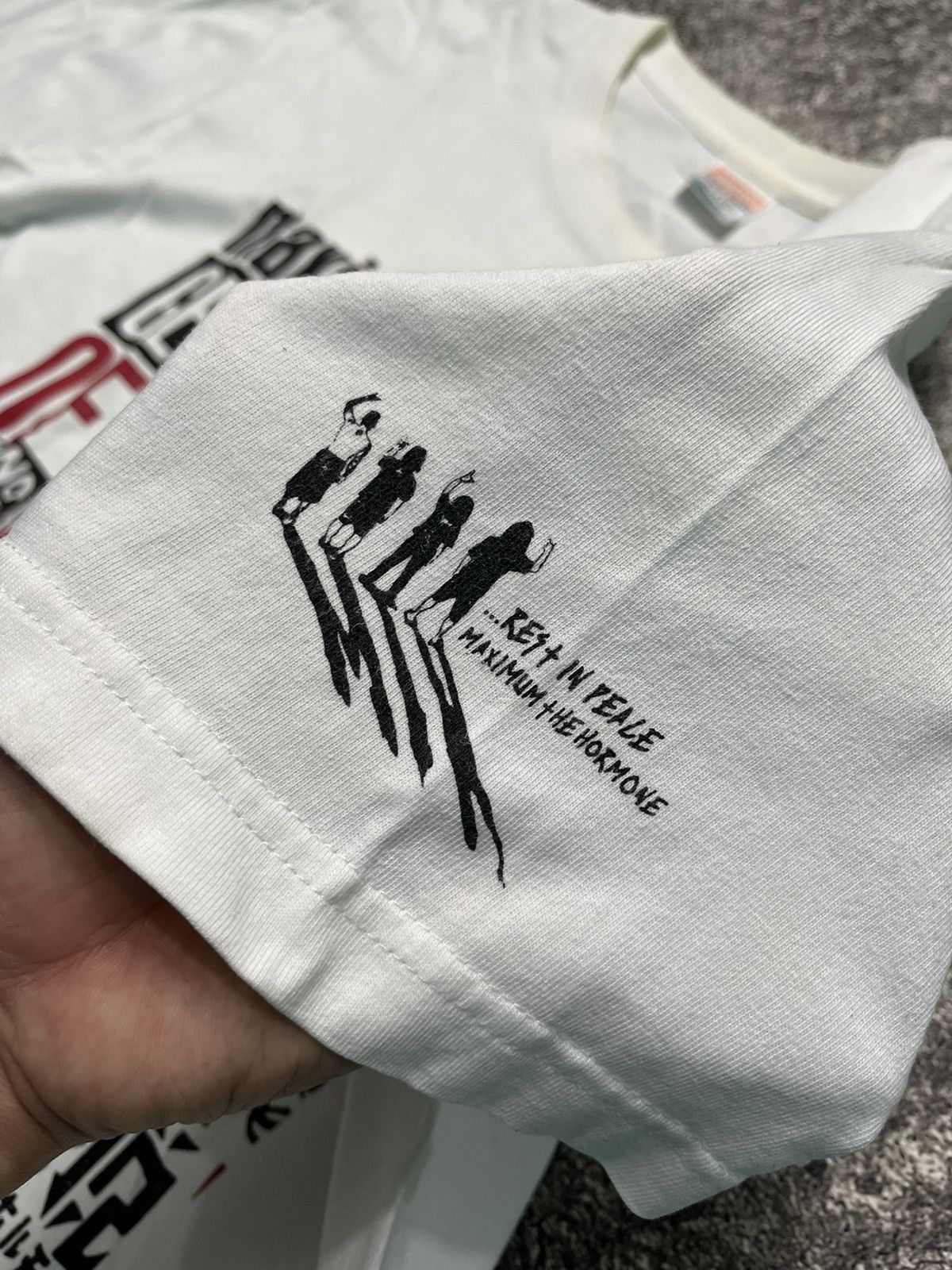 Band Tees Vintage Maximum The Hormone White T-Shirts Size US L / EU 52-54 / 3 - 4 Thumbnail