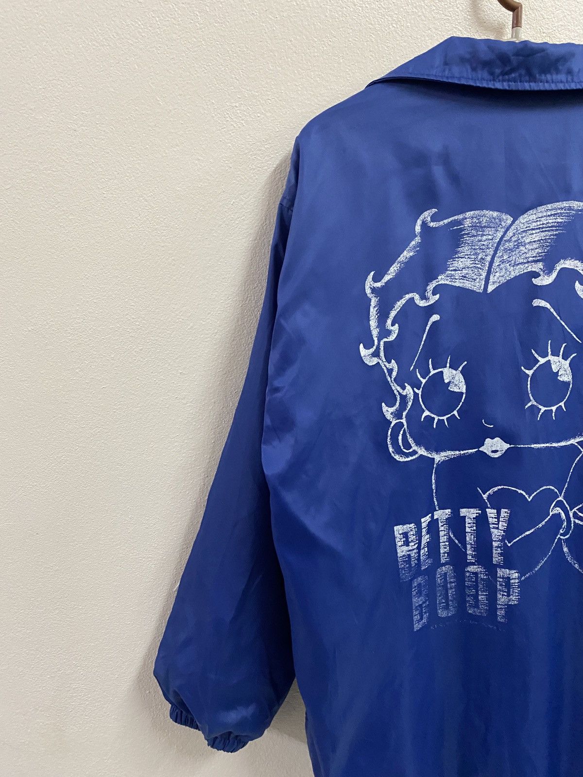 Vintage Vtg Betty Boop Light Jacket Blue Size US XL / EU 56 / 4 - 5 Thumbnail
