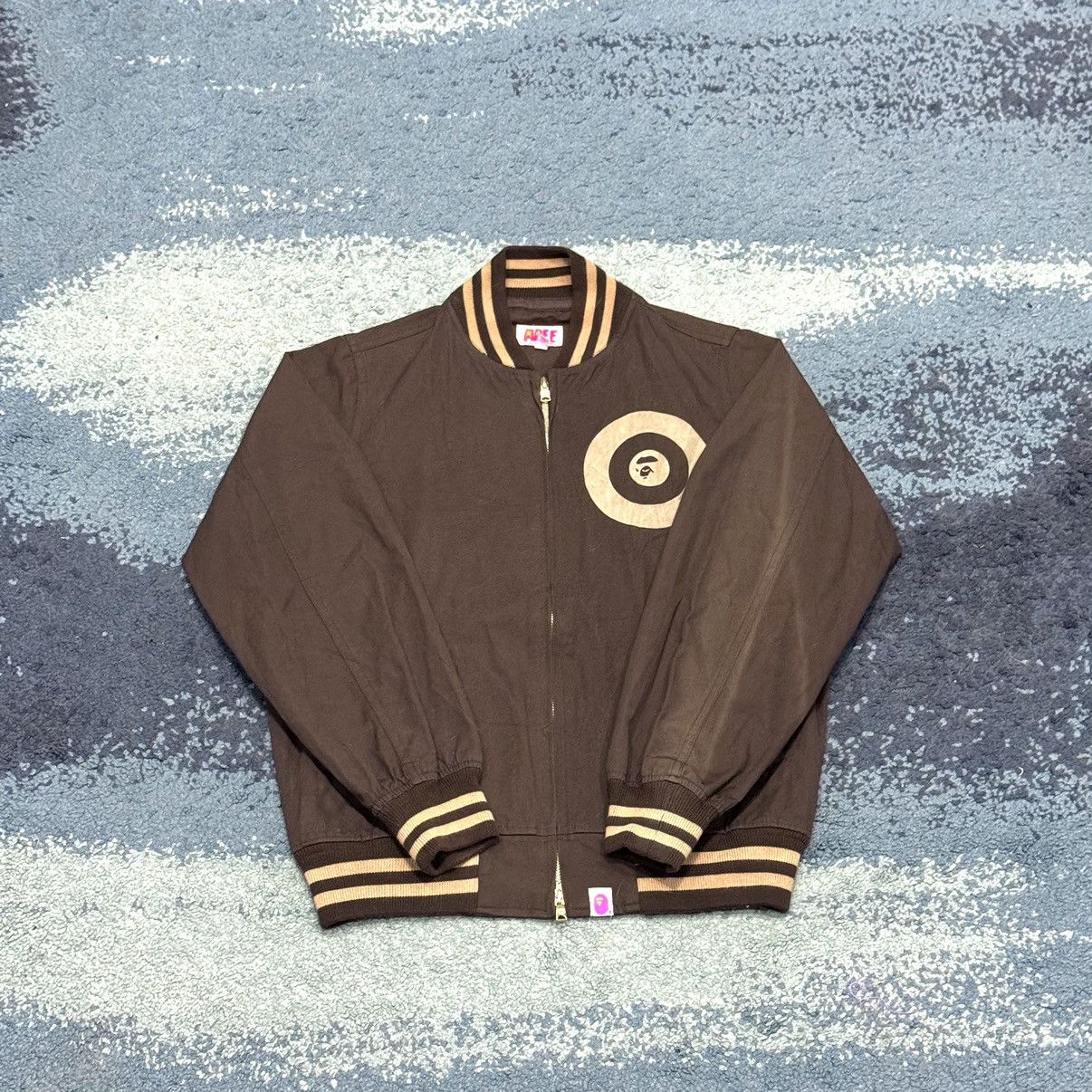 Bape Apee Multi Logo Jacket | Grailed