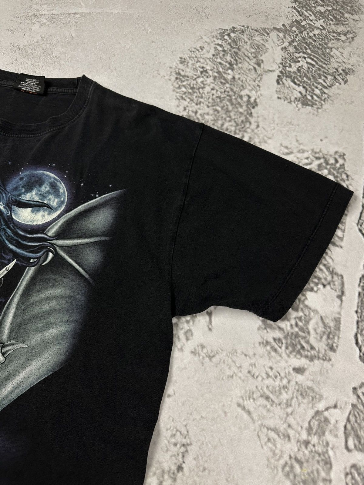 Other Rock Chang Rock Skeleton Bat Moon Vintage t shirt Size US XL / EU 56 / 4 - 4 Thumbnail