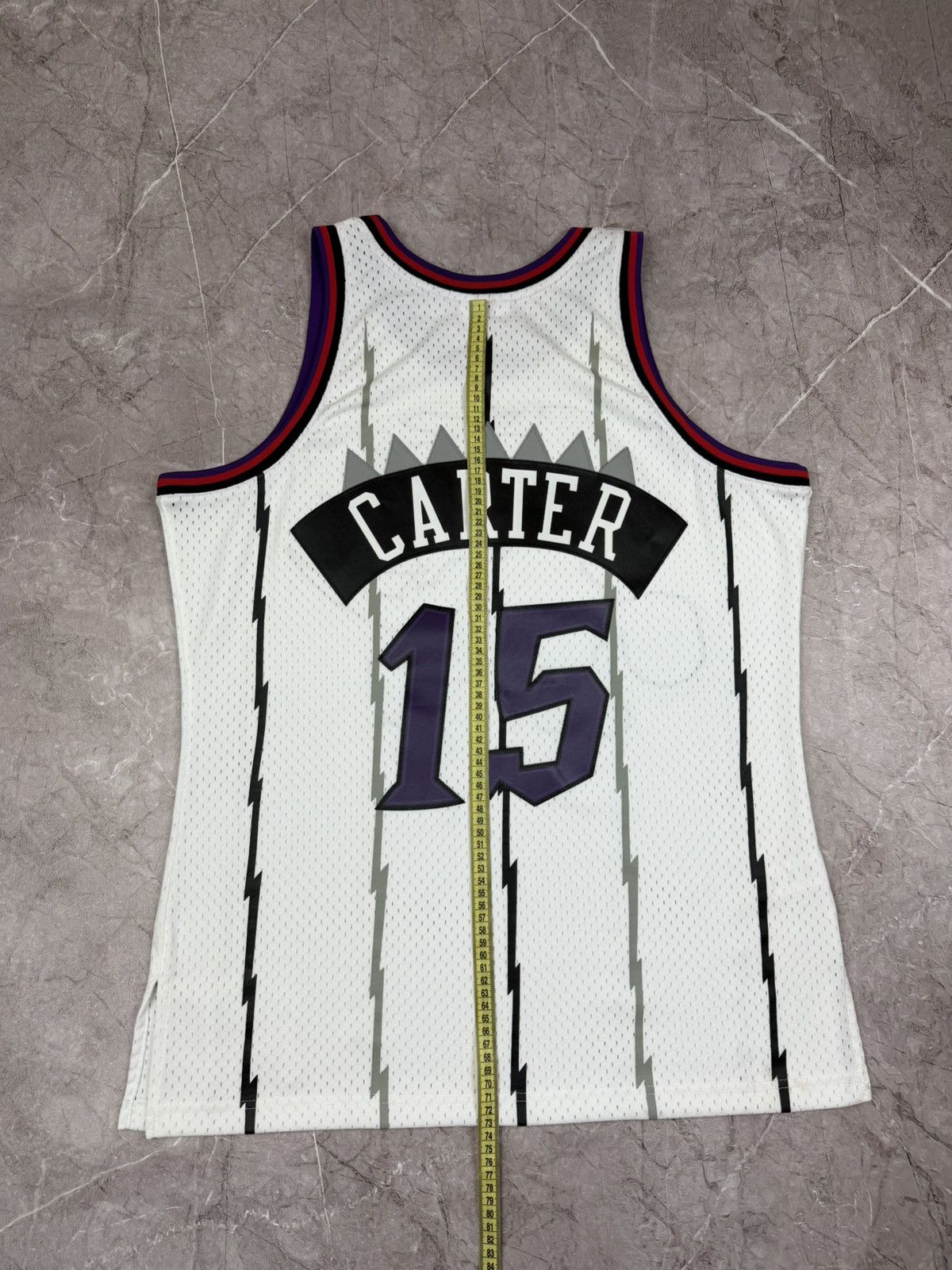 NBA Mitchell Ness Toronto Raptors 15 Carter White Jersey Shirt Size US L / EU 52-54 / 3 - 11 Thumbnail