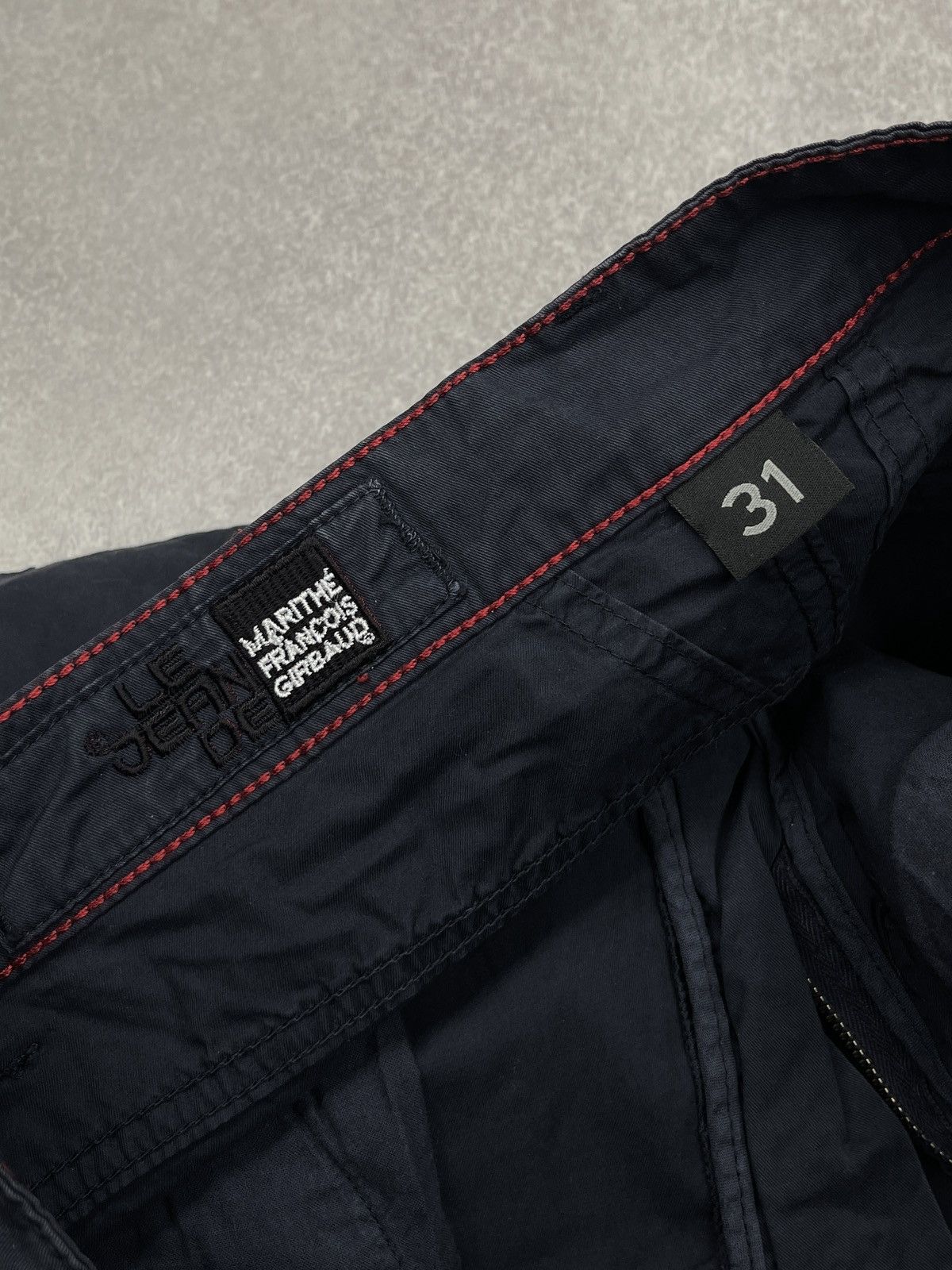 Marithe + Francois Girbaud Marithe Francois Girbaud Navy Chino Pants Trouser Size US 31 - 10 Thumbnail