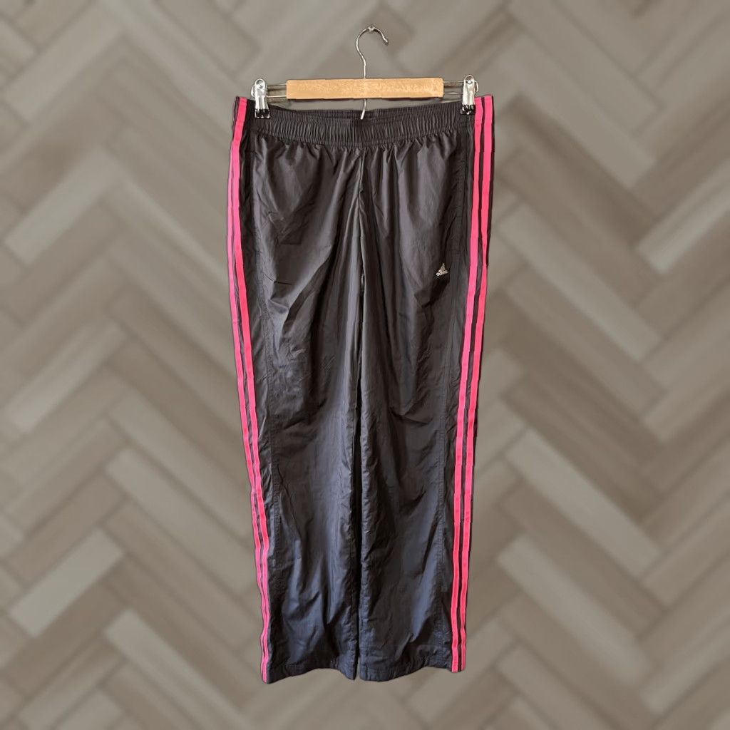 Adidas Adidas Womens Track Pants Pants Athletic Drawstring Black S Size 28" / US 6 / IT 42 - 1 Thumbnail