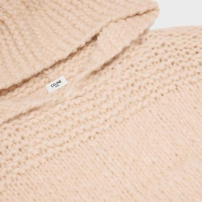 Celine o1bcso1str0824 Hooded Sweater In Cashmere Wool in Oatmeal Size S / US 4 / IT 40 - 3 Thumbnail