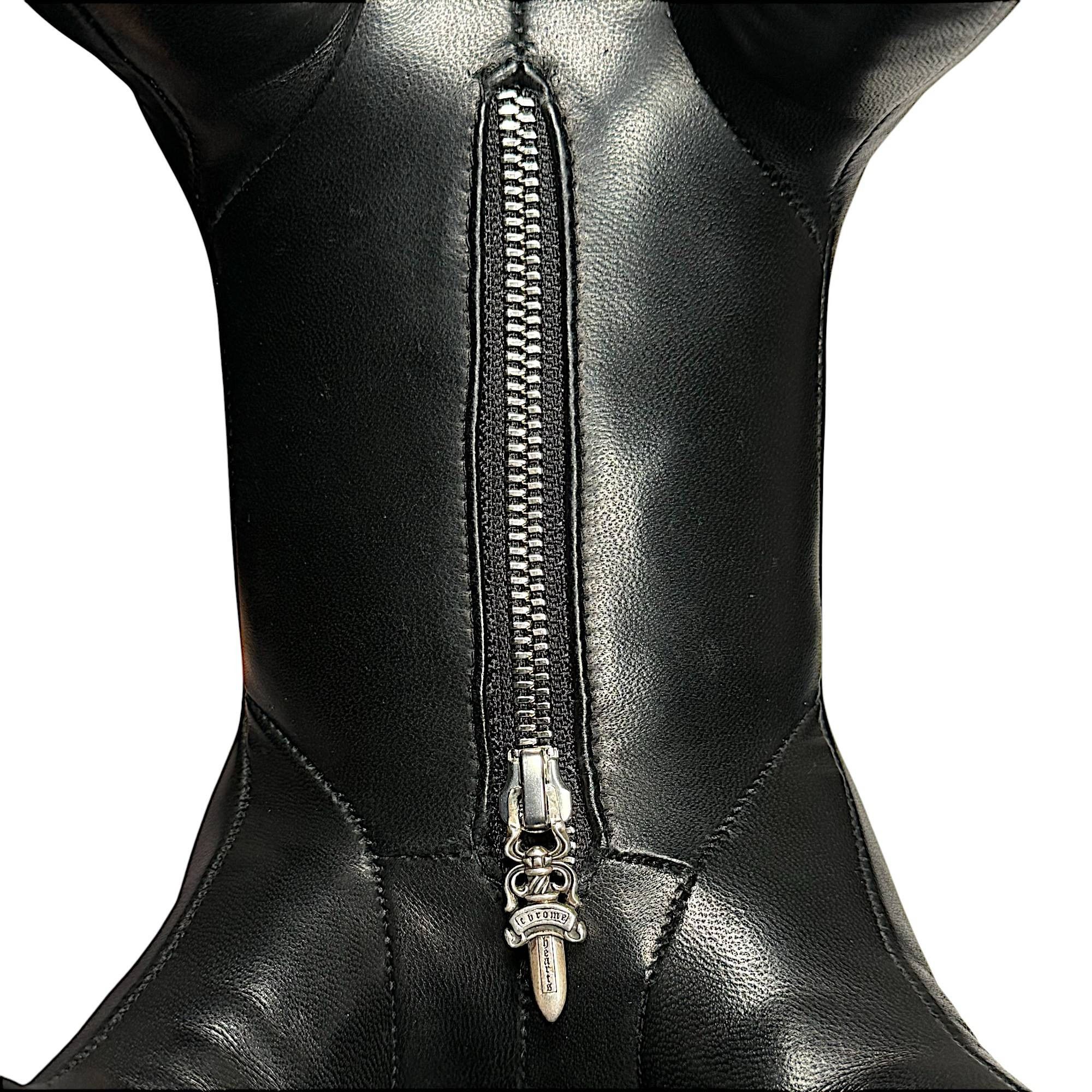Chrome Hearts CH Dog Leather Silver Plush Toy Home Decor Accessory Size ONE SIZE - 3 Thumbnail