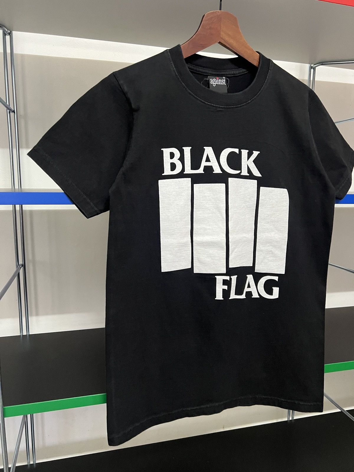 Band Tees Vintage Black Flag Bootleg Band Tee Shirt 90s Size US S / EU 44-46 / 1 - 4 Thumbnail