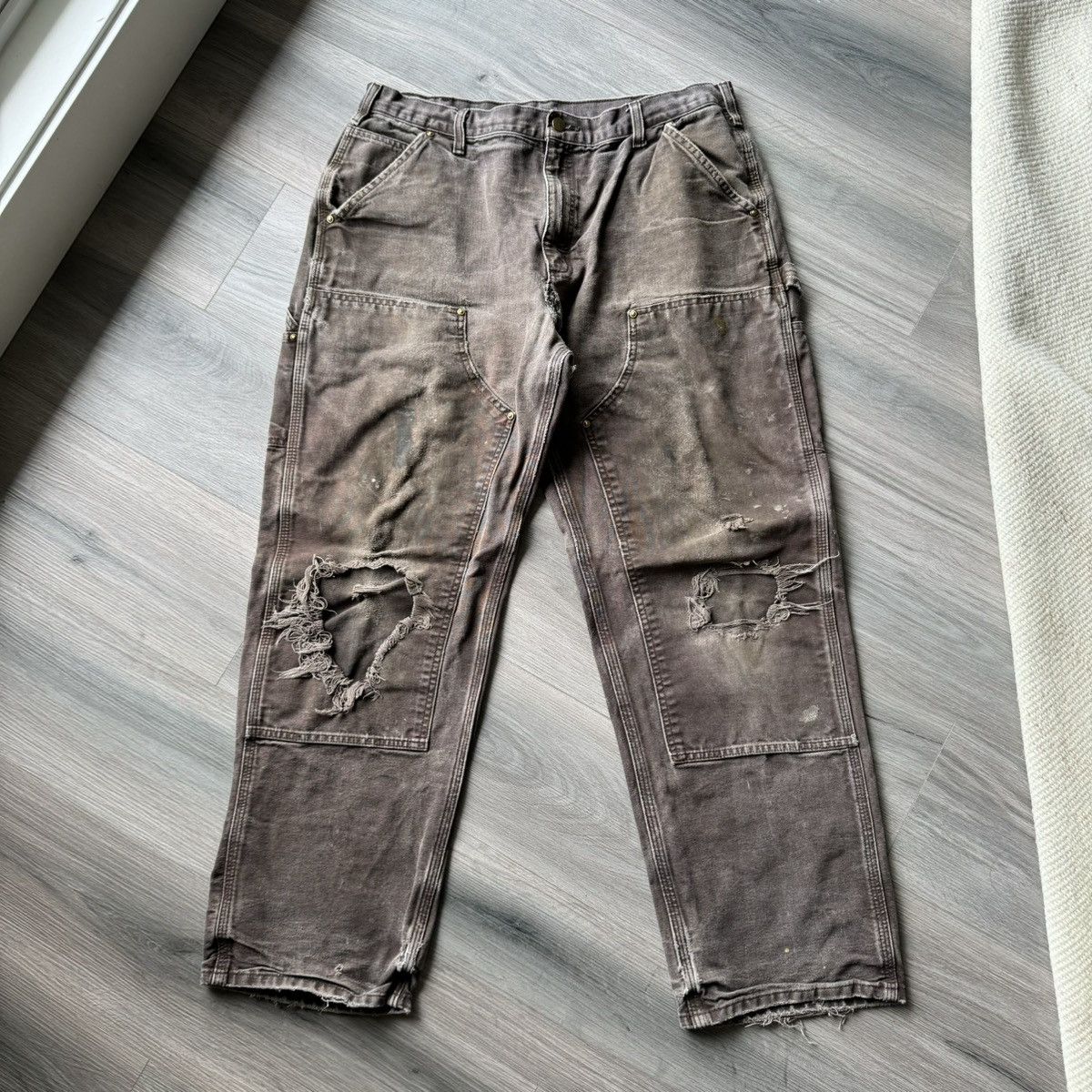 Carhartt × Vintage Carhartt double knee workwear pants Size US 34 / EU 50 - 1 Thumbnail