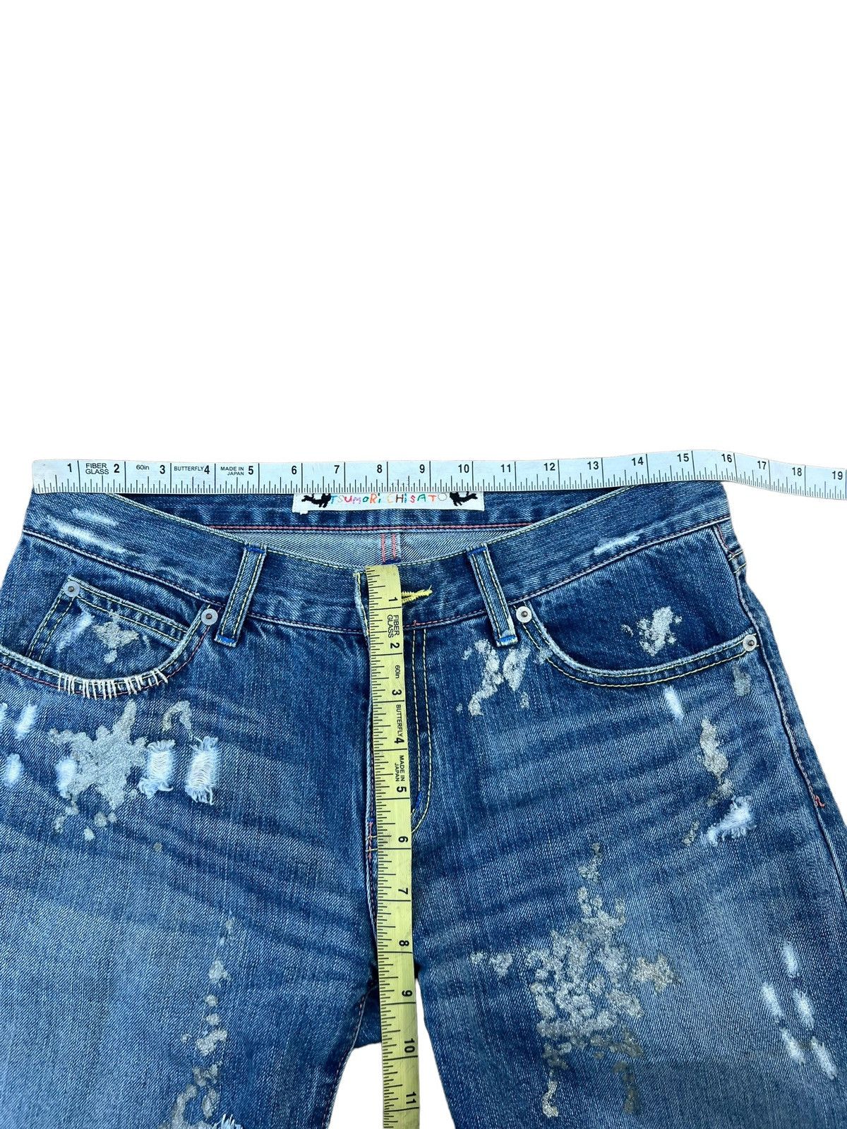 Tsumori Chisato Tsumori Chisato Distressed Denim Painter Short Pant Size US 30 / EU 46 - 3 Thumbnail