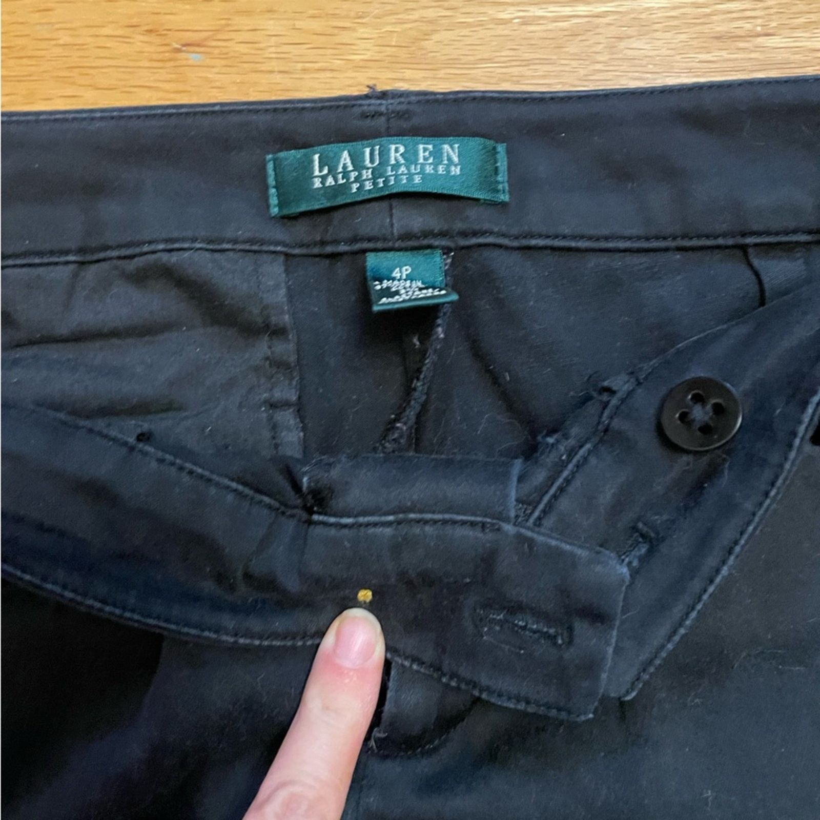 Lauren Ralph Lauren Lauren Ralph Lauren Classic Black Trousers Size 28" / US 6 / IT 42 - 2 Thumbnail