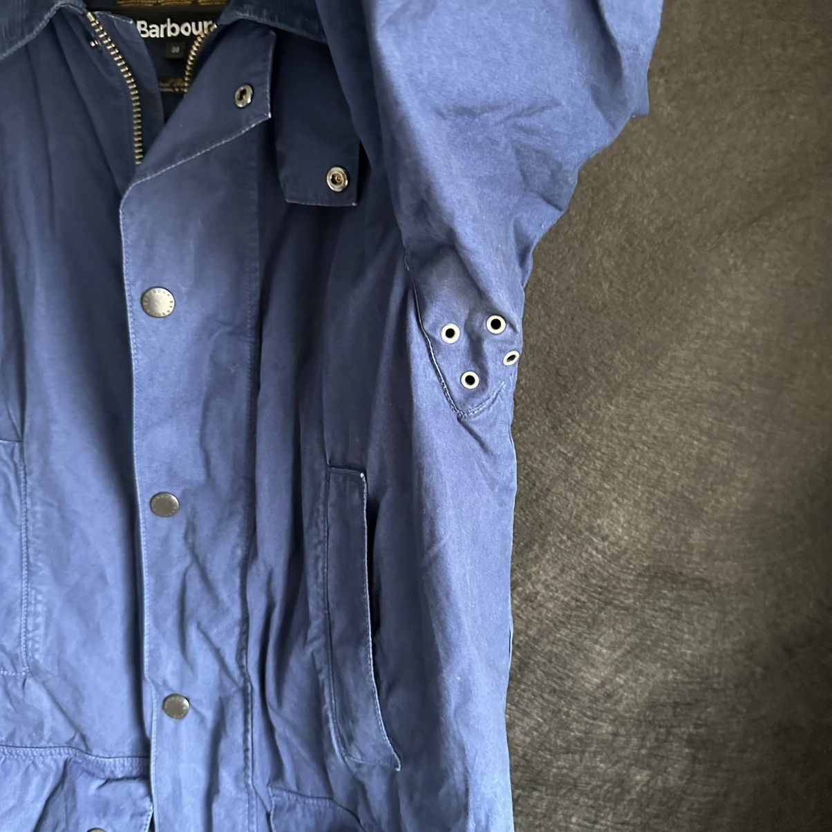 Barbour Barbour 100% Cotton Blue Jacket Size XS / US 0-2 / IT 36-38 - 6 Thumbnail