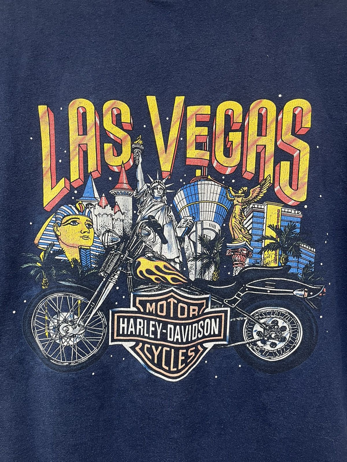 Harley Davidson Harley Davidson Las Vegas Raw Power Lightning Gear Tshirt Size US XL / EU 56 / 4 - 6 Thumbnail
