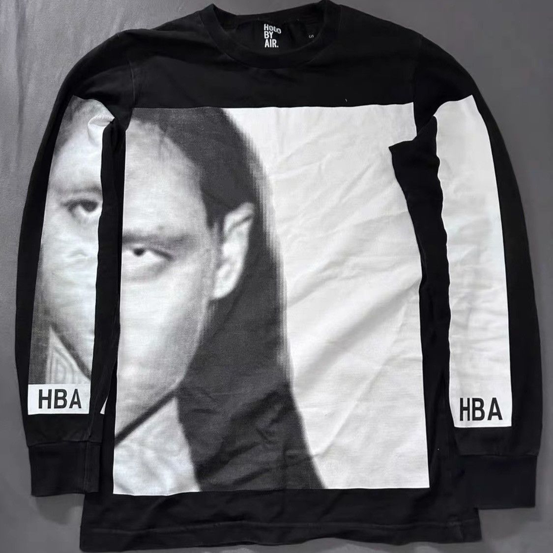 image of HBA (Hood By Air) Ss14 Long Sleeve in Black, Men's (Size Small)