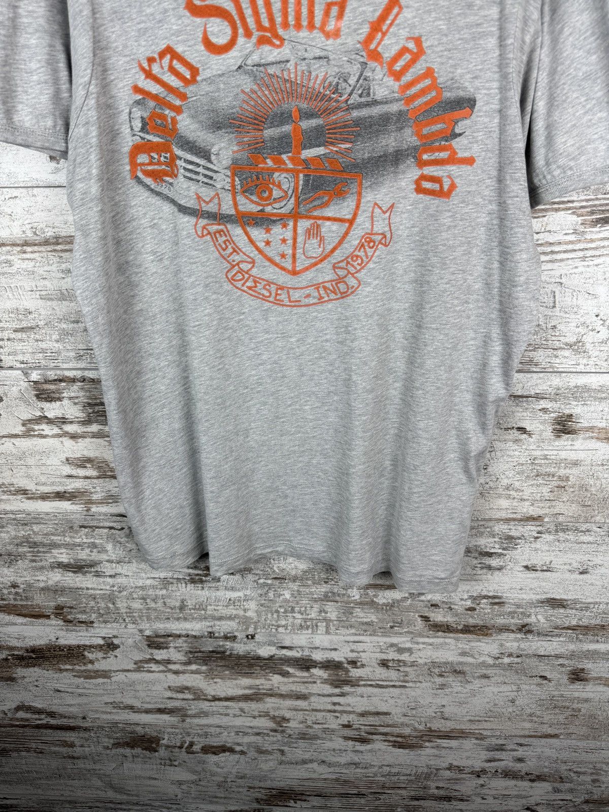 Diesel × Diesel Black Gold × Vintage Mens Vintage Diesel T-shirt big logo tee black gold y2k Size US L / EU 52-54 / 3 - 3 Thumbnail