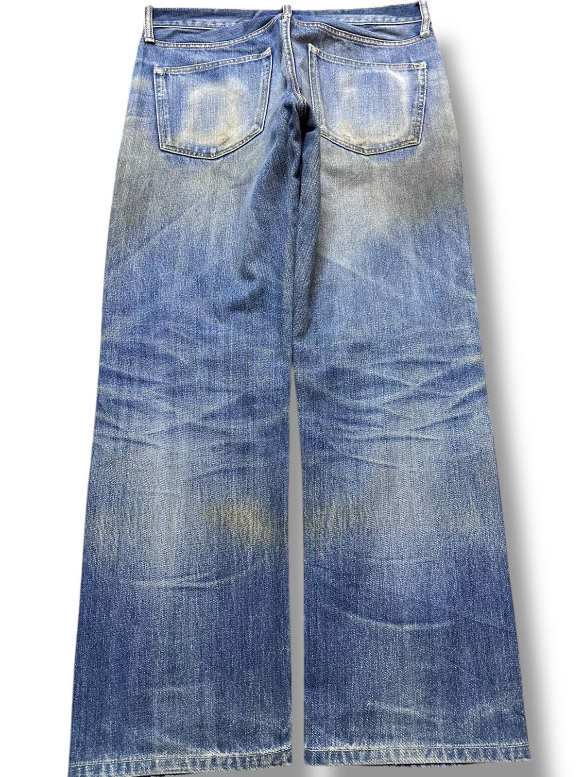 Marni × Uniqlo Vintage Uniqlo Mudwash Ripped Distressed Denim Size US 32 / EU 48 - 5 Thumbnail