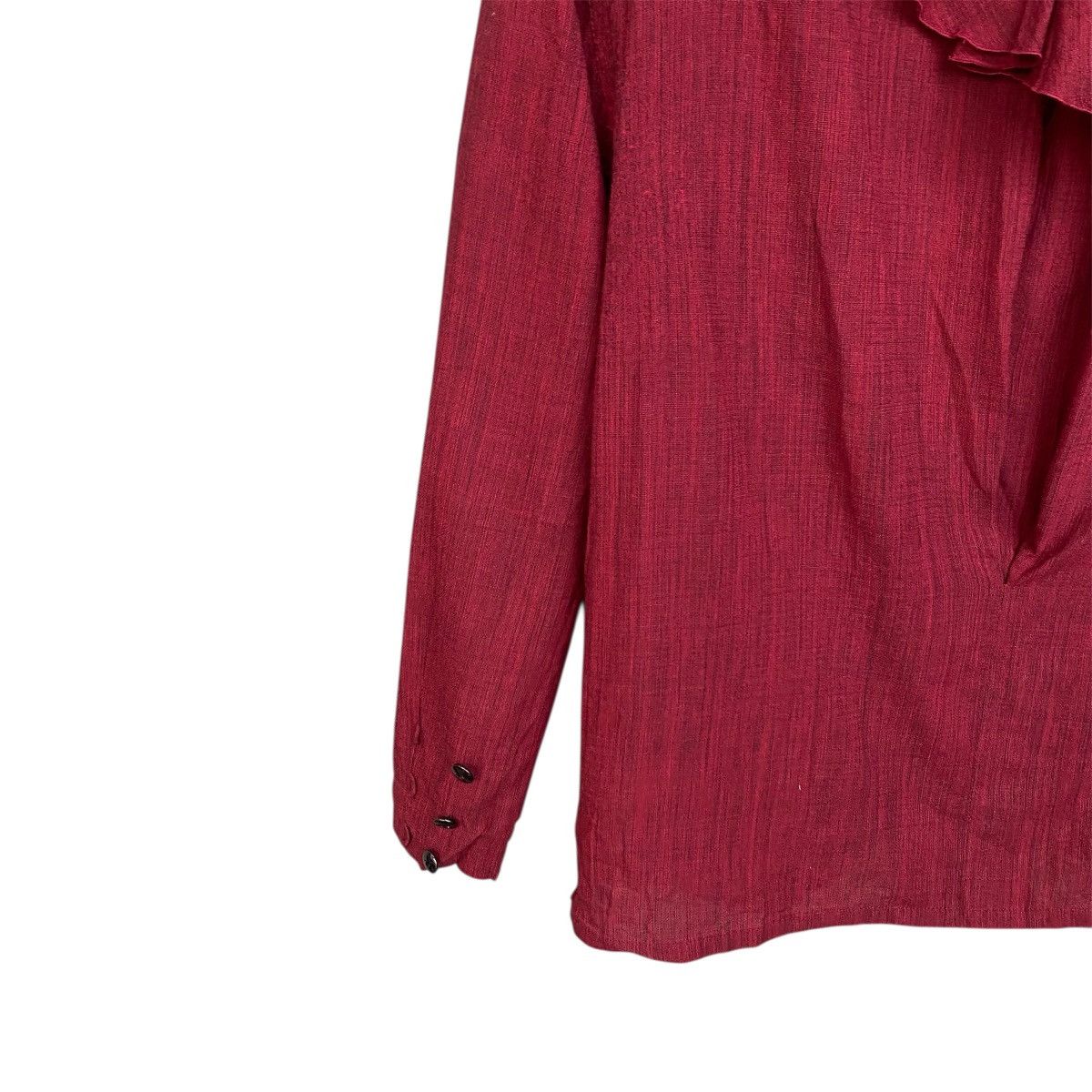 Christian Dior Monsieur Christian Dior Vintage Ruffle Blouse Archive Elegant Cut Size M / US 6-8 / IT 42-44 - 11 Thumbnail