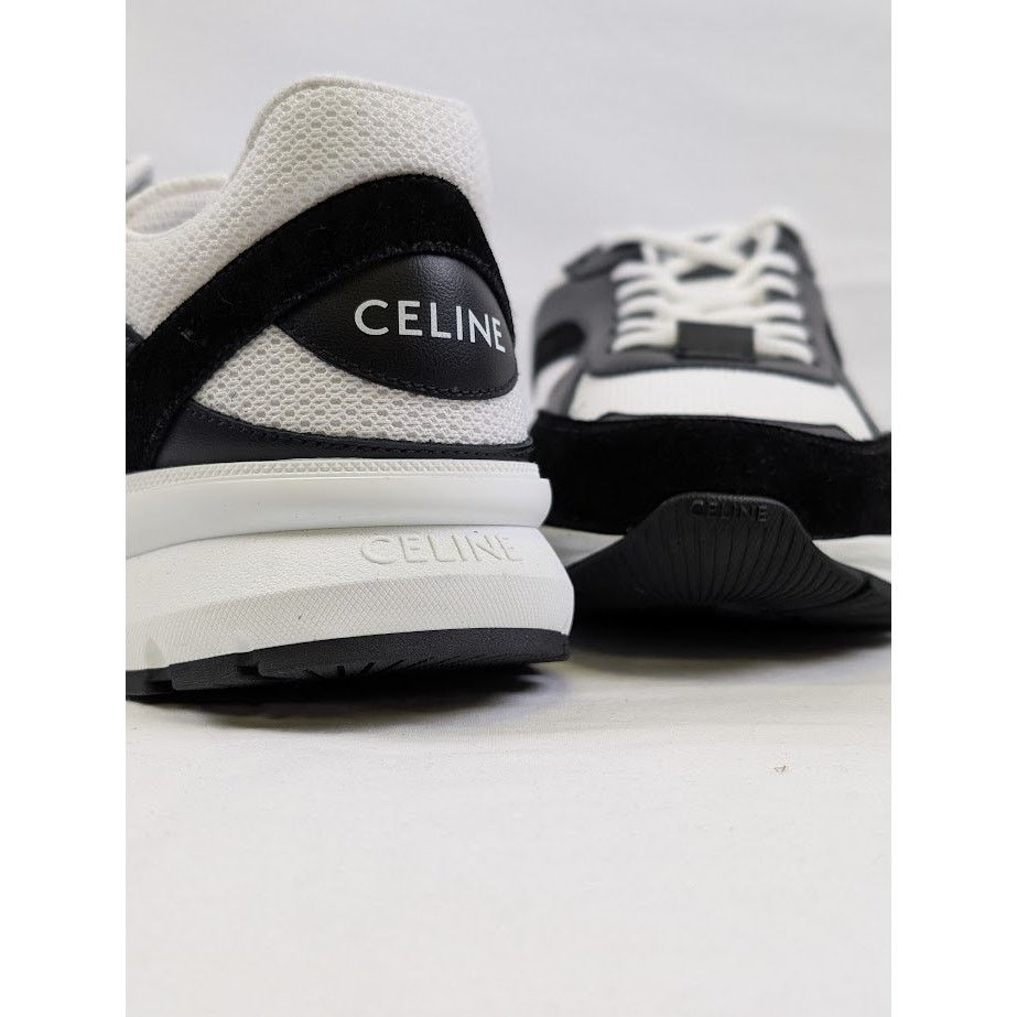 Celine o1rshd1 Low Lace-Up Sneakers in Black/Optic White Size US 12 / EU 45 - 11 Thumbnail