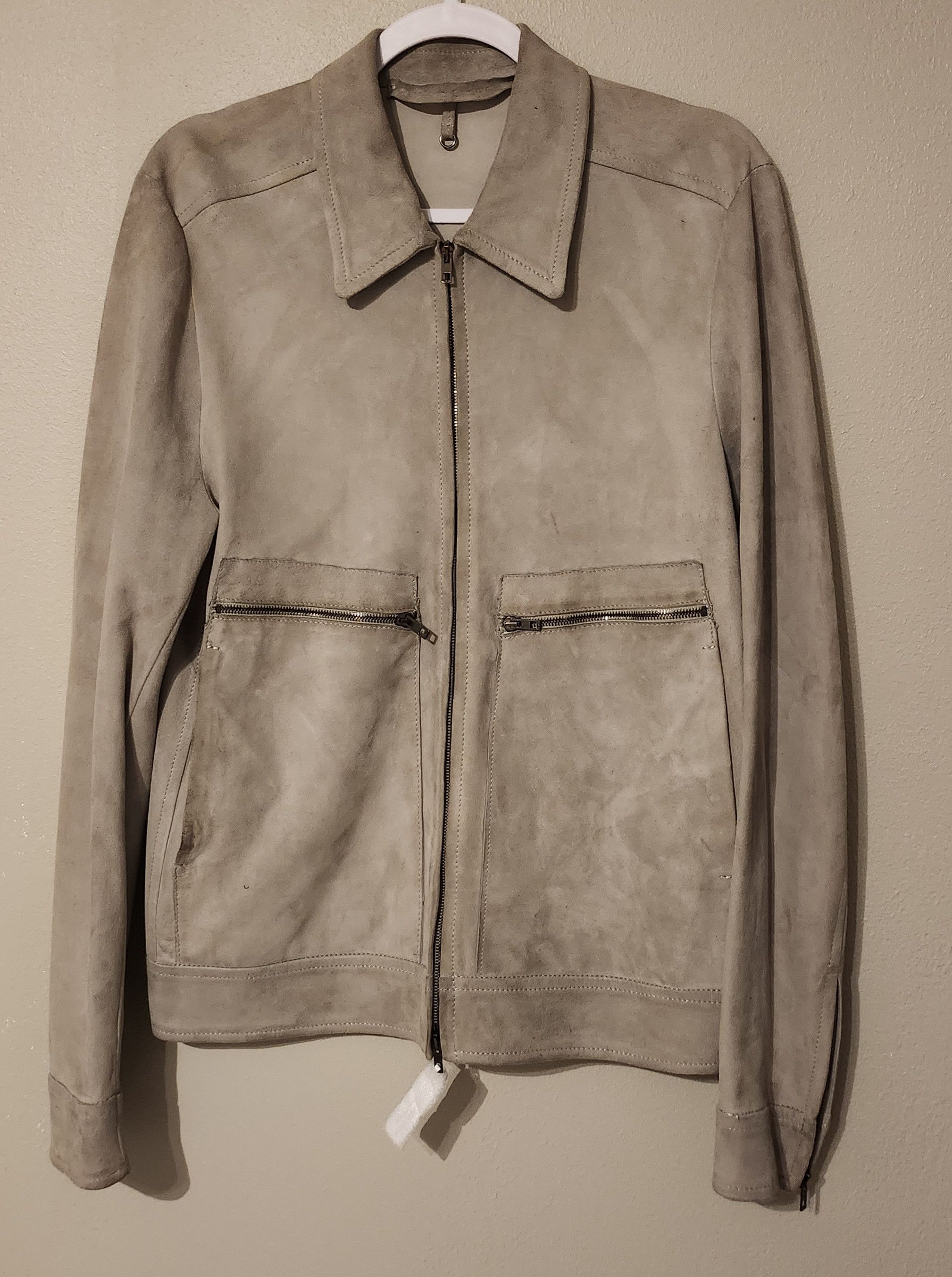 Salvatore Santoro Suede Leather Jacket w Zipped Cuffs Size US S / EU 44-46 / 1 - 1 Thumbnail
