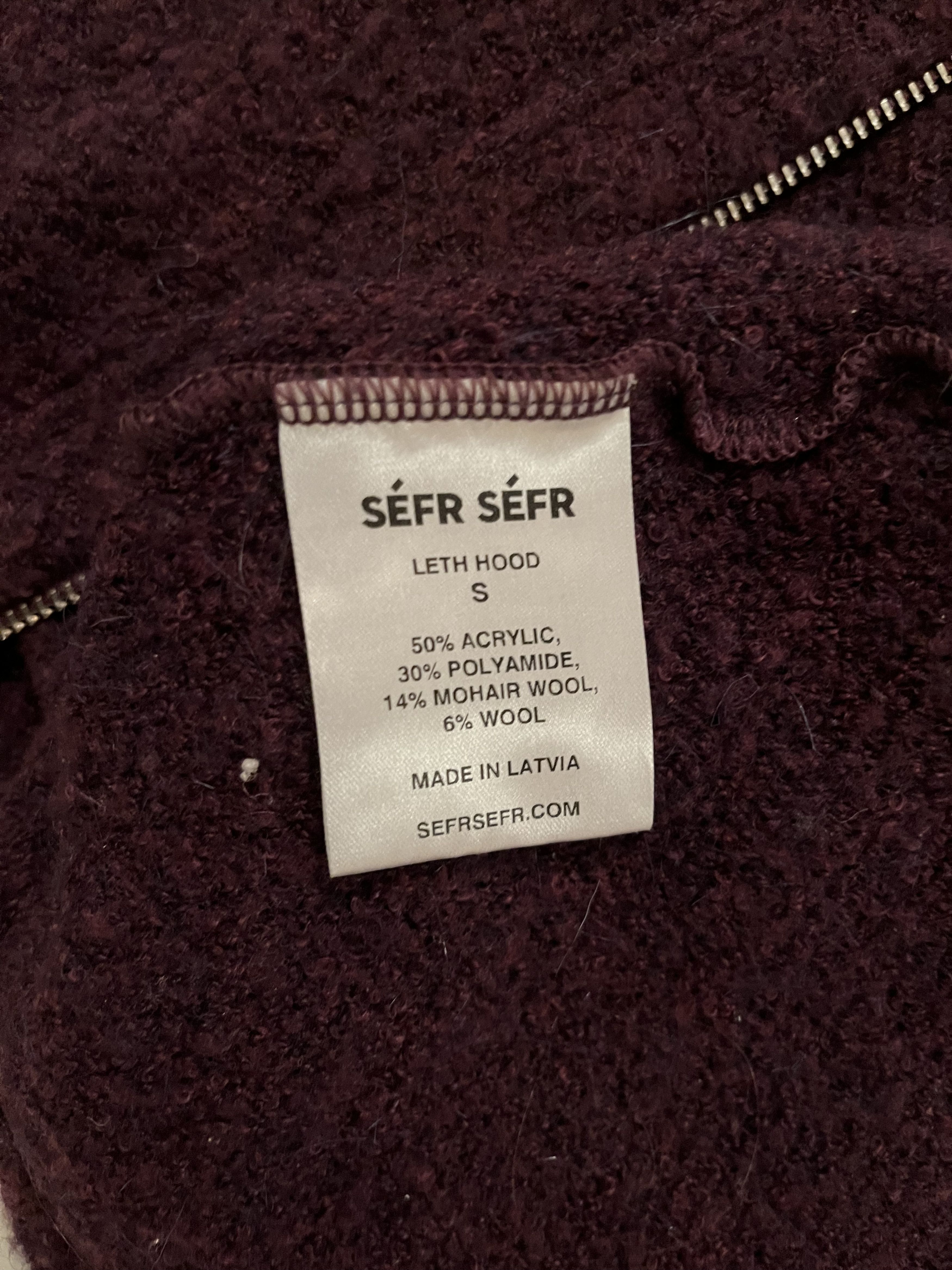 Sefr Purple Knit Hoodie Size US S / EU 44-46 / 1 - 3 Thumbnail