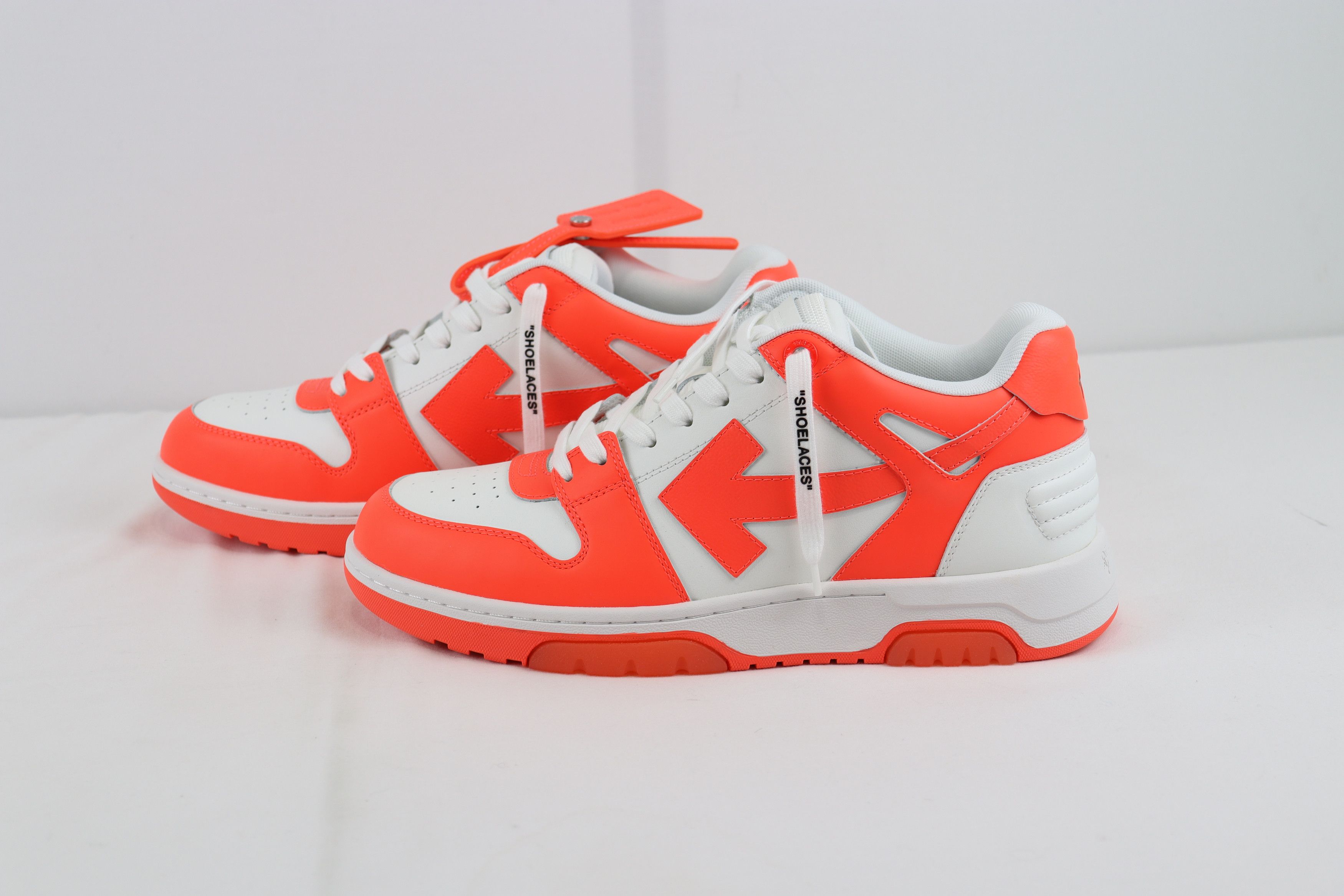 Off-White o1rshd1 Q: 2 / Out of Office Sneakers in Fluo Orange & White Size US 12 / EU 45 - 7 Thumbnail