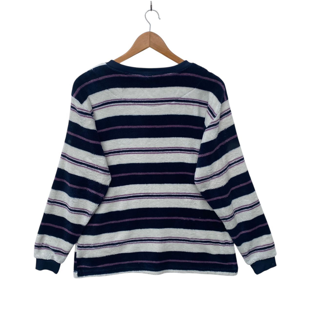 Hang Ten HANG TEN FLUFFY SWEATSHIRT LARGE SIZE STRIPED Size US L / EU 52-54 / 3 - 2 Thumbnail