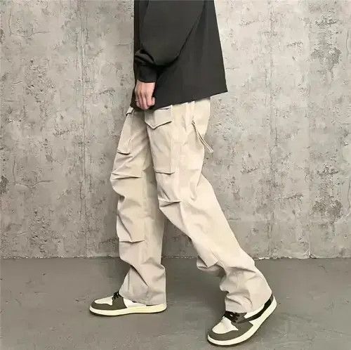 Designer zipper utility pleated cargo pants Size US 30 / EU 46 - 3 Thumbnail