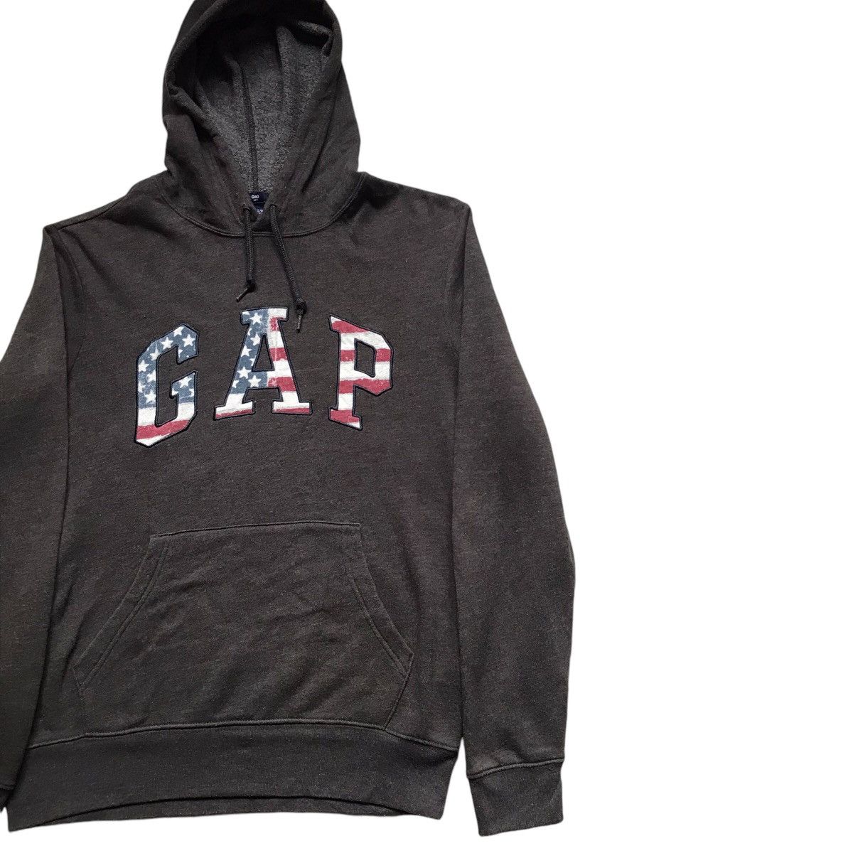 Gap × Japanese Brand Vintage Y2k Gap Flag USA hoodie Size US S / EU 44-46 / 1 - 2 Thumbnail