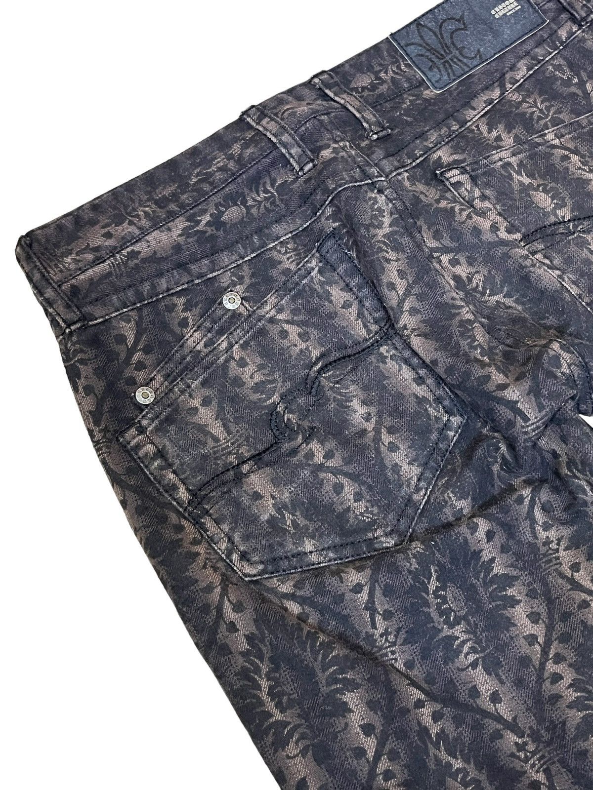 Japanese Brand SICK Y2K JAPANESE CULT CUSTOM CULTURE LOW RISE FLARED JEAN Size US 29 - 7 Thumbnail