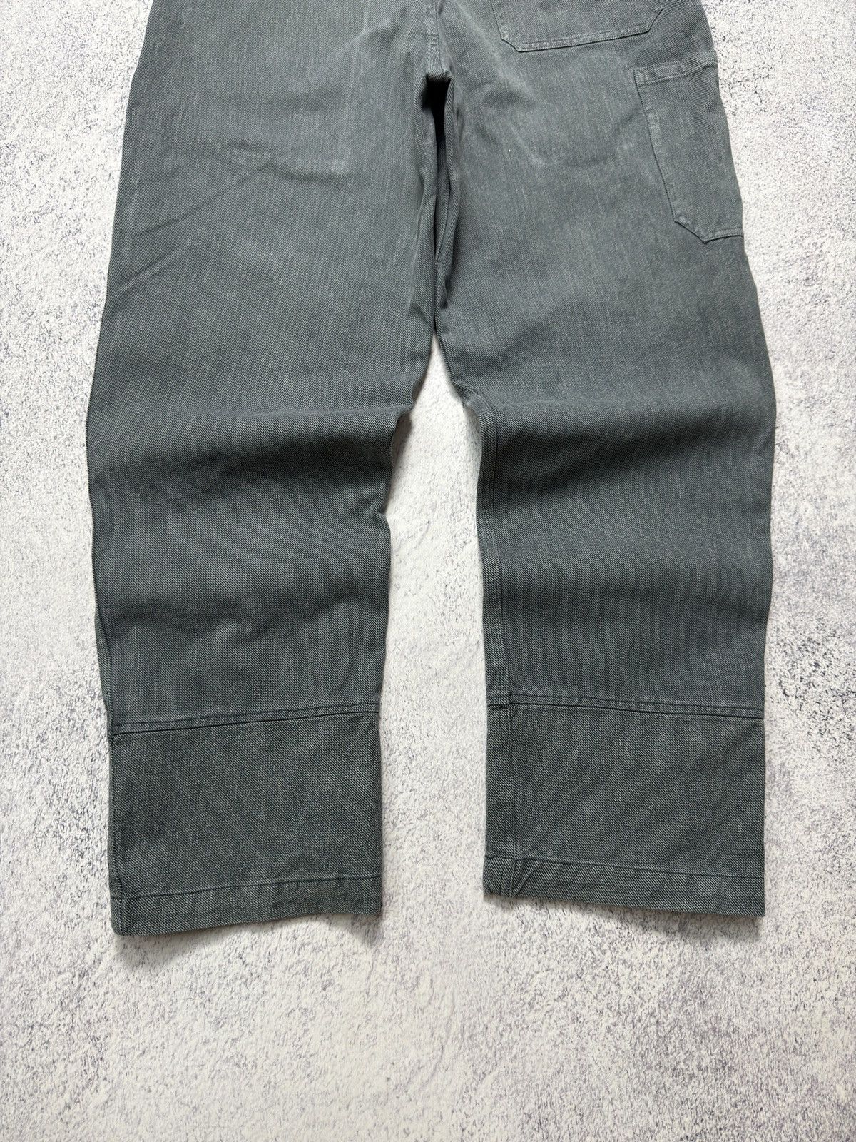 Vintage Vintage Swiss Army Salt & Pepper Denim Work Trousers Pants Size US 34 / EU 50 - 13 Thumbnail