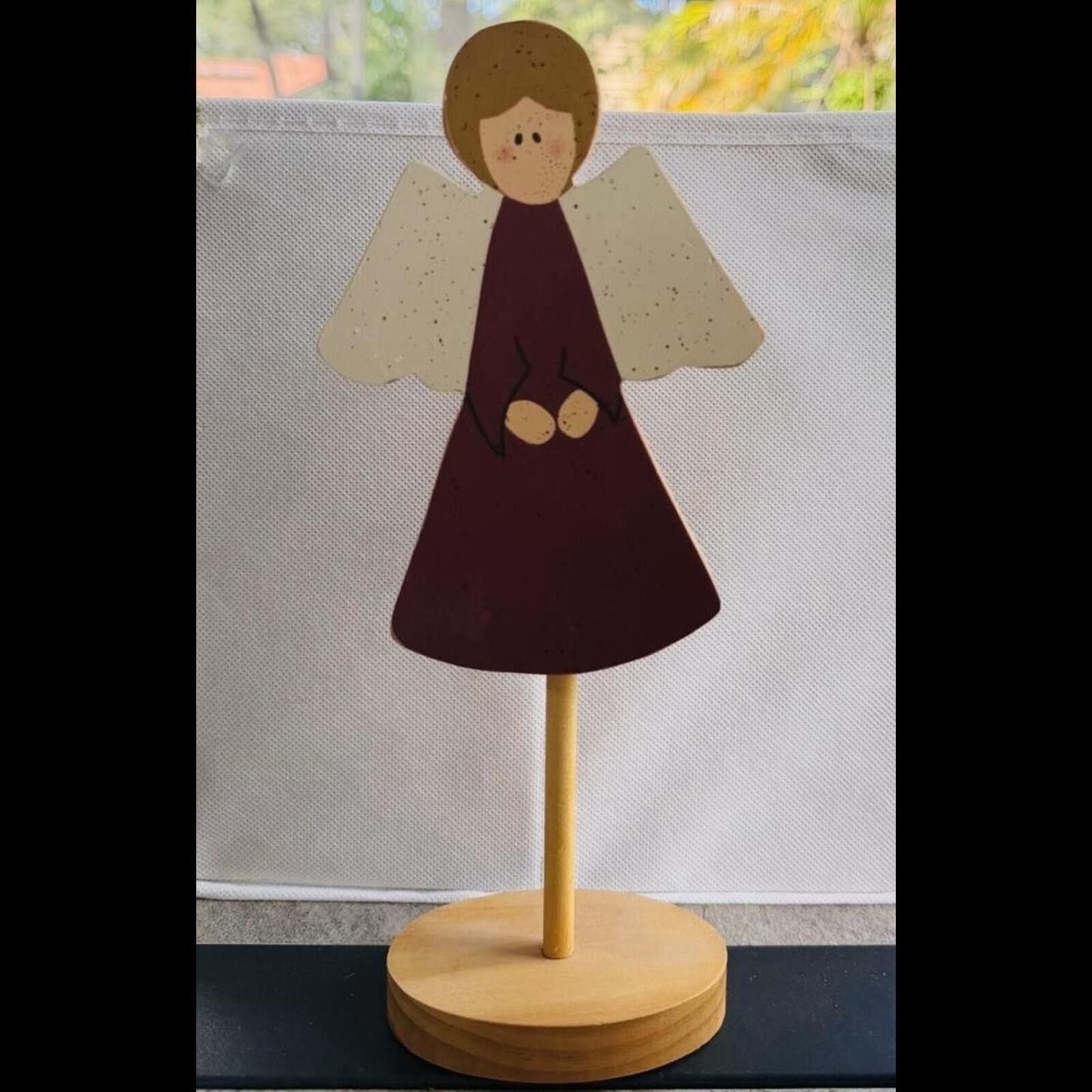 Other Angel Red Dress country inspirational wood angel decor c15 Size ONE SIZE - 1 Thumbnail