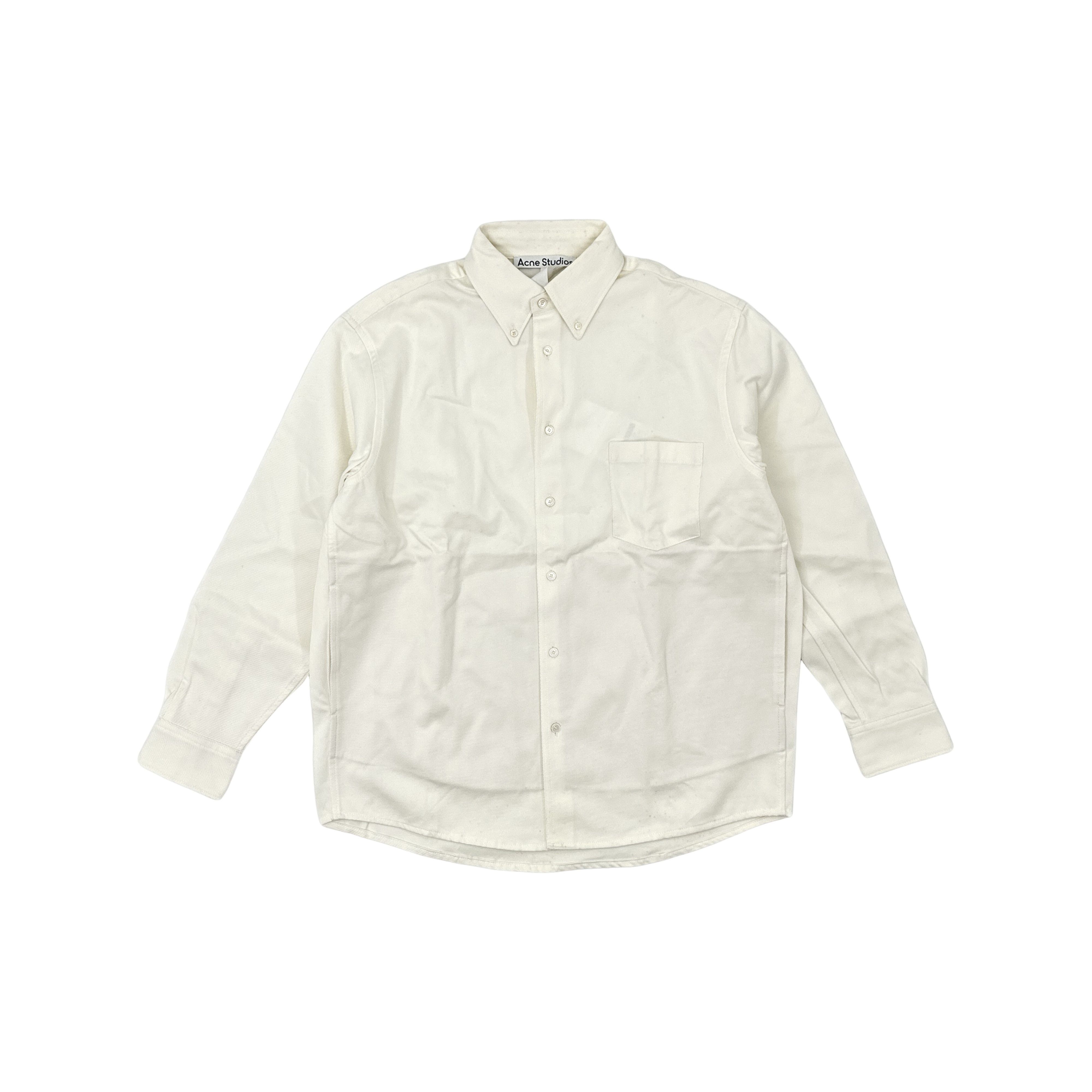 Acne Studios Acne Studios Cotton Button Down Shirt 44 Size US S / EU 44-46 / 1 - 1 Thumbnail