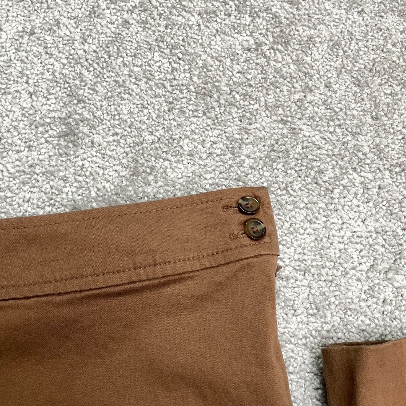 Coldwater Creek VINTAGE Coldwater Creek Women’s Chino Pants Straight Leg 10 Brown City Preppy Casual Office Size 32" / US 10 / IT 46 - 5 Thumbnail