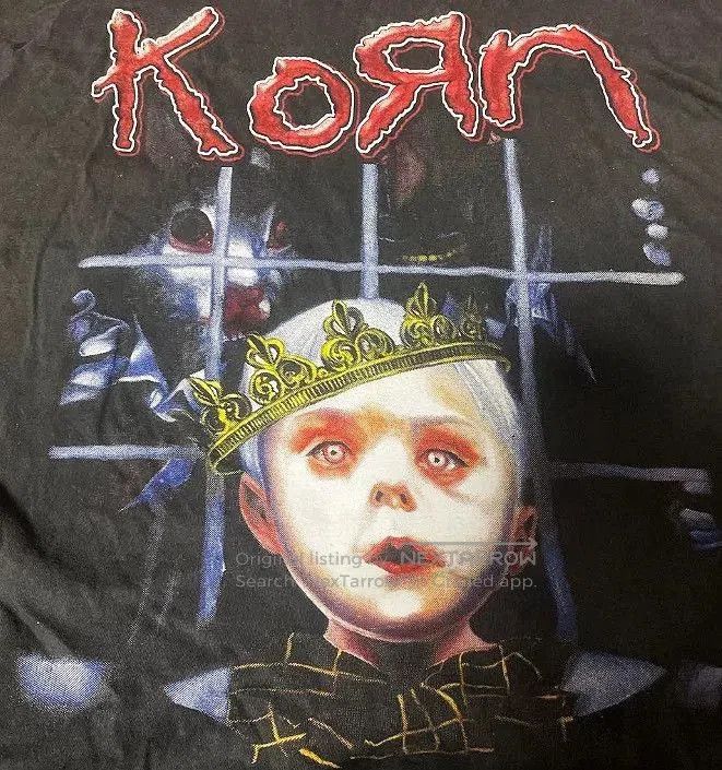 Vintage 90s Vintage Korn Band T-Shirt. Size US M / EU 48-50 / 2 - 2 Thumbnail