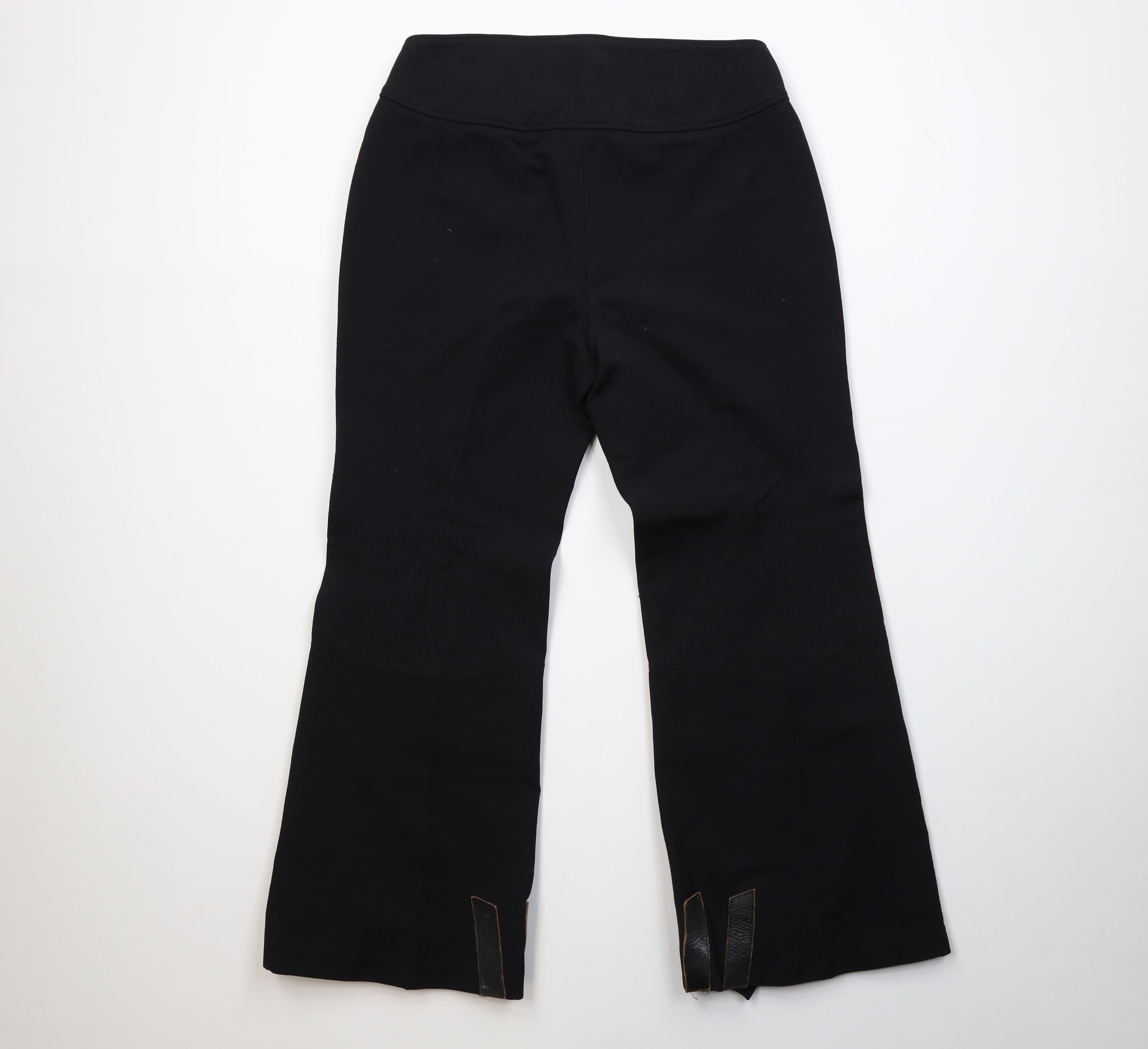Vintage Vintage 70s Blend Knit Stirrup Ski Pants Black West Germany Size 36" / US 14 / IT 50 - 10 Thumbnail