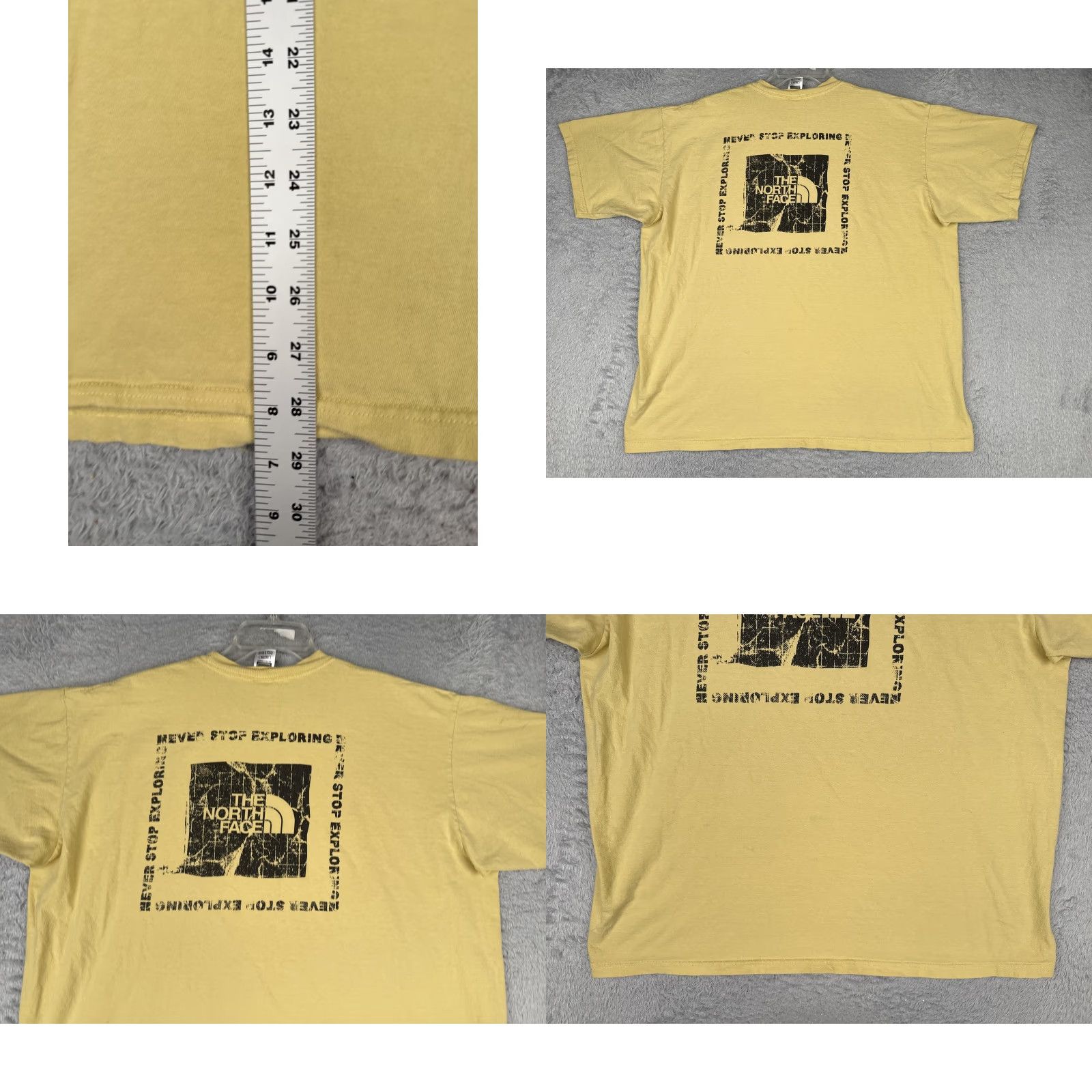 The North Face The North Face Shirt Mens 2XL Yellow Crew Neck Short Sleeve Graphic Tee Logo Size US XXL / EU 58 / 5 - 9 Thumbnail