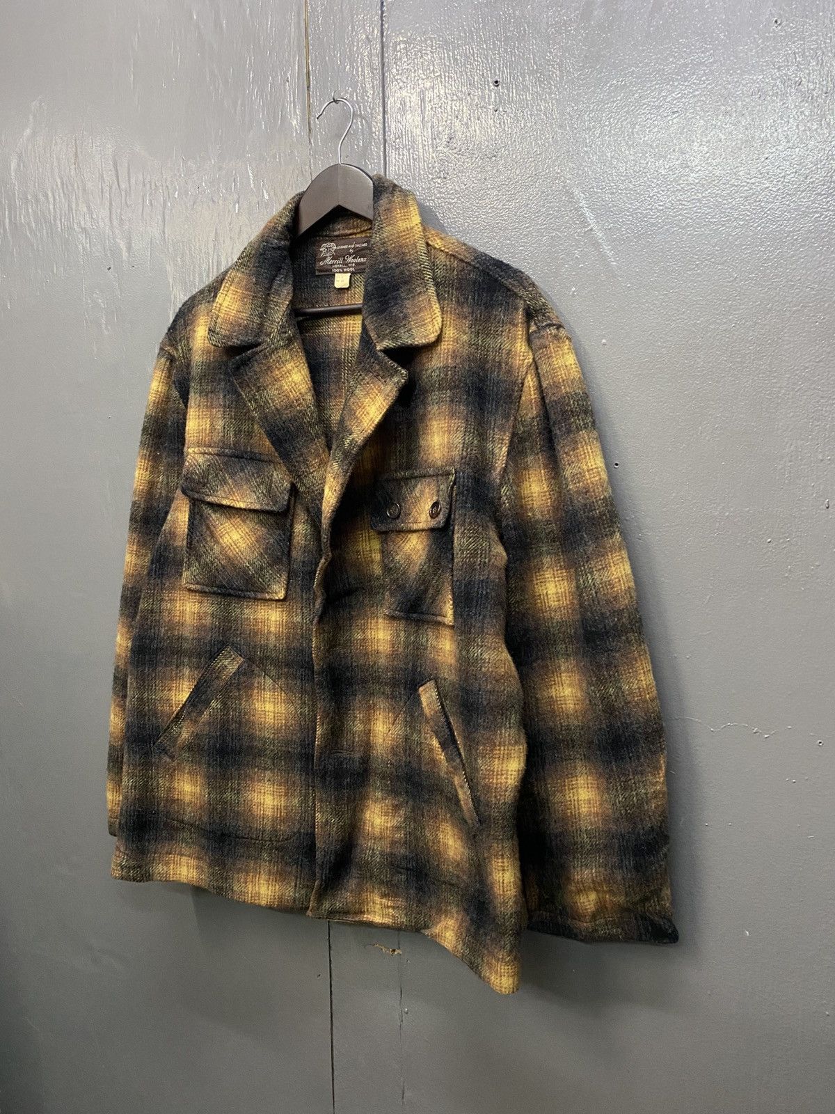 Vintage Vintage Merrill Woolen 100% Wool Plaid Tartan Jacket Size US XL / EU 56 / 4 - 2 Thumbnail