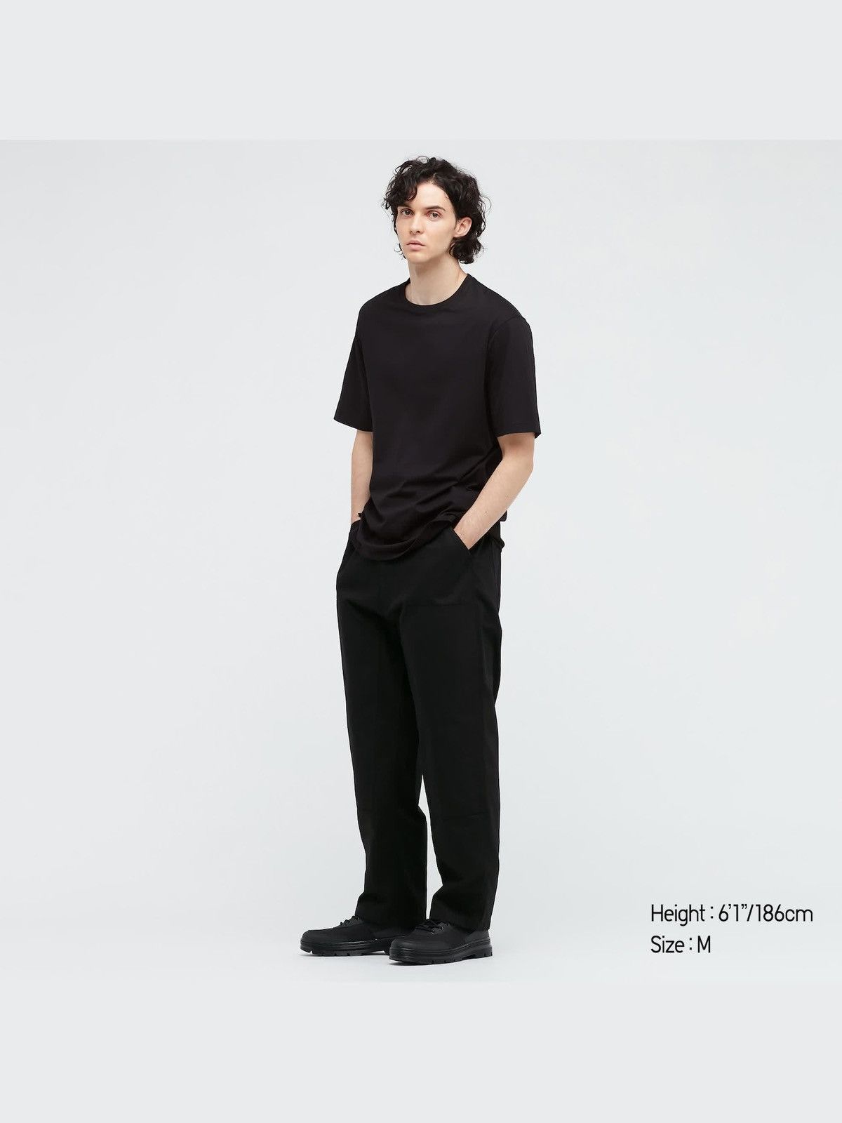 Jil Sander × Uniqlo Uniqlo x Jil Sander +J Supima® T-Shirt Black Size Small Size US S / EU 44-46 / 1 - 6 Thumbnail