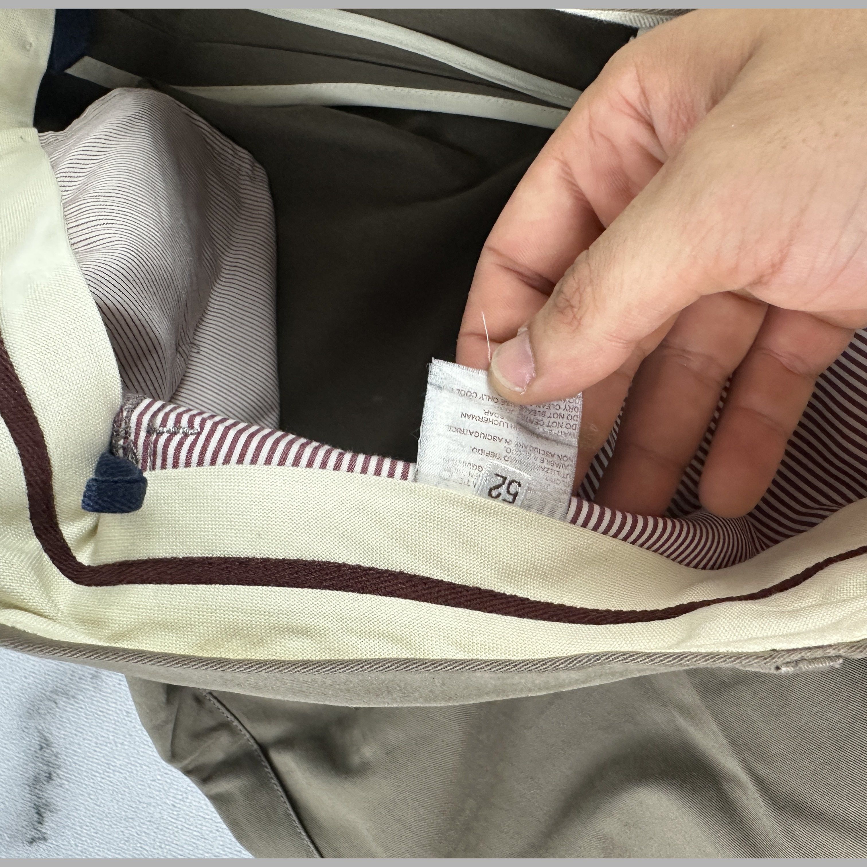 Brunello Cucinelli Pantaloni Chino Brunello Cucinelli Cotone – 52 IT Size US 38 / EU 54 - 4 Thumbnail