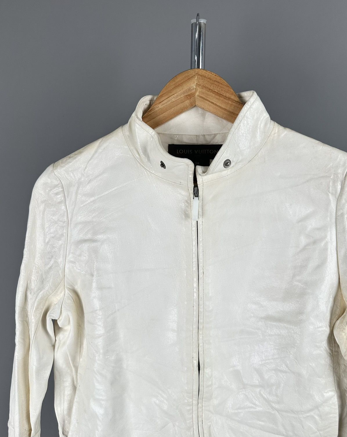 Louis Vuitton Louis Vuitton - Lambskin Leather Biker Jacket - Multi Straps Size XS / US 0-2 / IT 36-38 - 6 Thumbnail