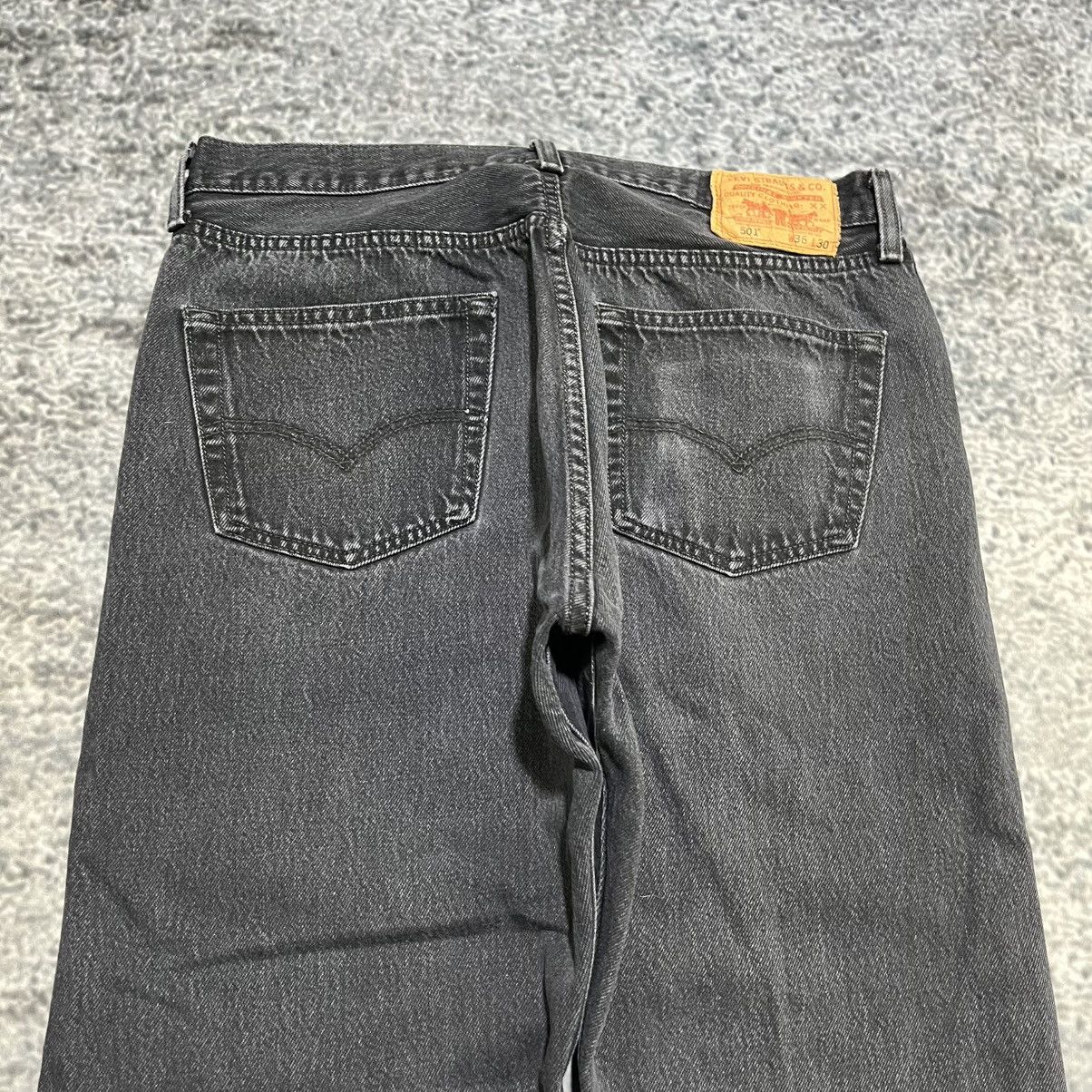 Levi's Vintage 2000s Levi's 501 Button Fly Grunge Skater Jeans Size US 34 / EU 50 - 3 Thumbnail
