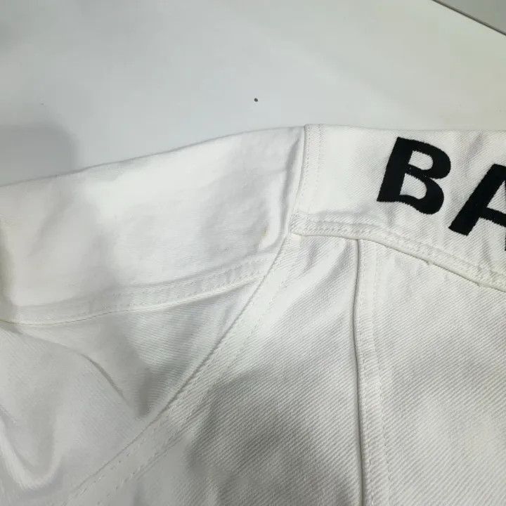 Balenciaga Balenciaga Logo Stone-washed Denim Jacket 0079-2507 Size US L / EU 52-54 / 3 - 9 Thumbnail
