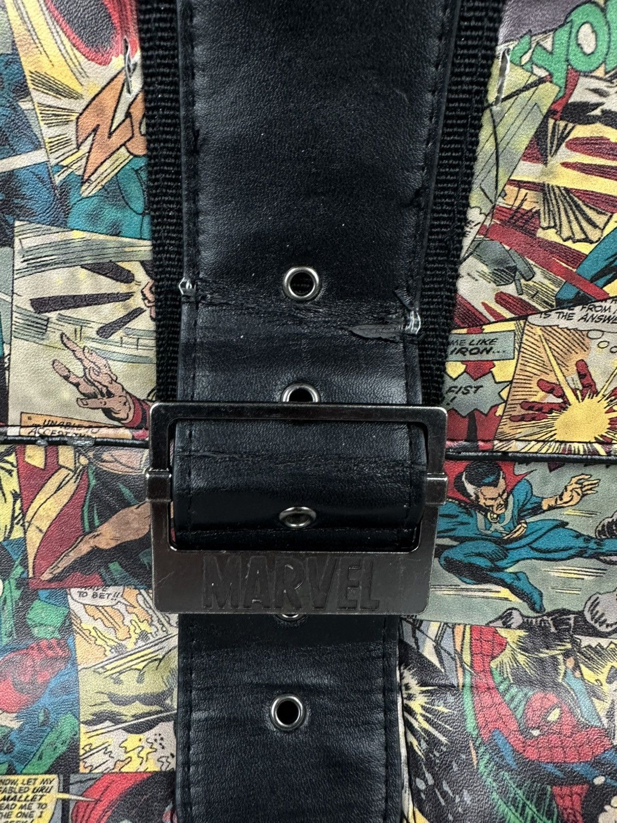 Marvel Comics Vintage Marvel Comics Print Messenger Bag Shoulder Satchel Size ONE SIZE - 2 Thumbnail