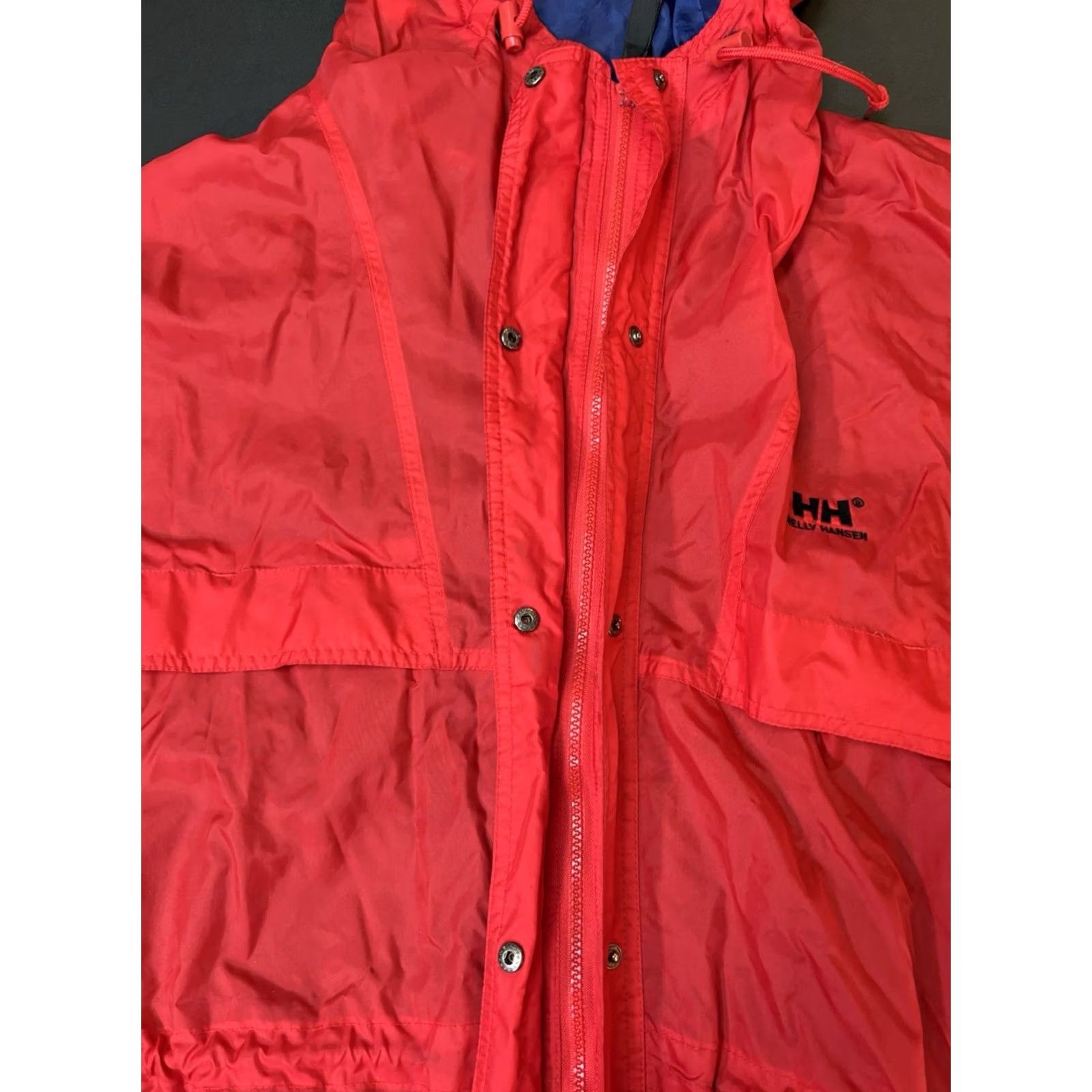 Helly Hansen Helly Hansen Packable Red Nylon Rain Jacket Windbreaker Men’s M Outdoor Hiking Jacket Size US M / EU 48-50 / 2 - 2 Thumbnail