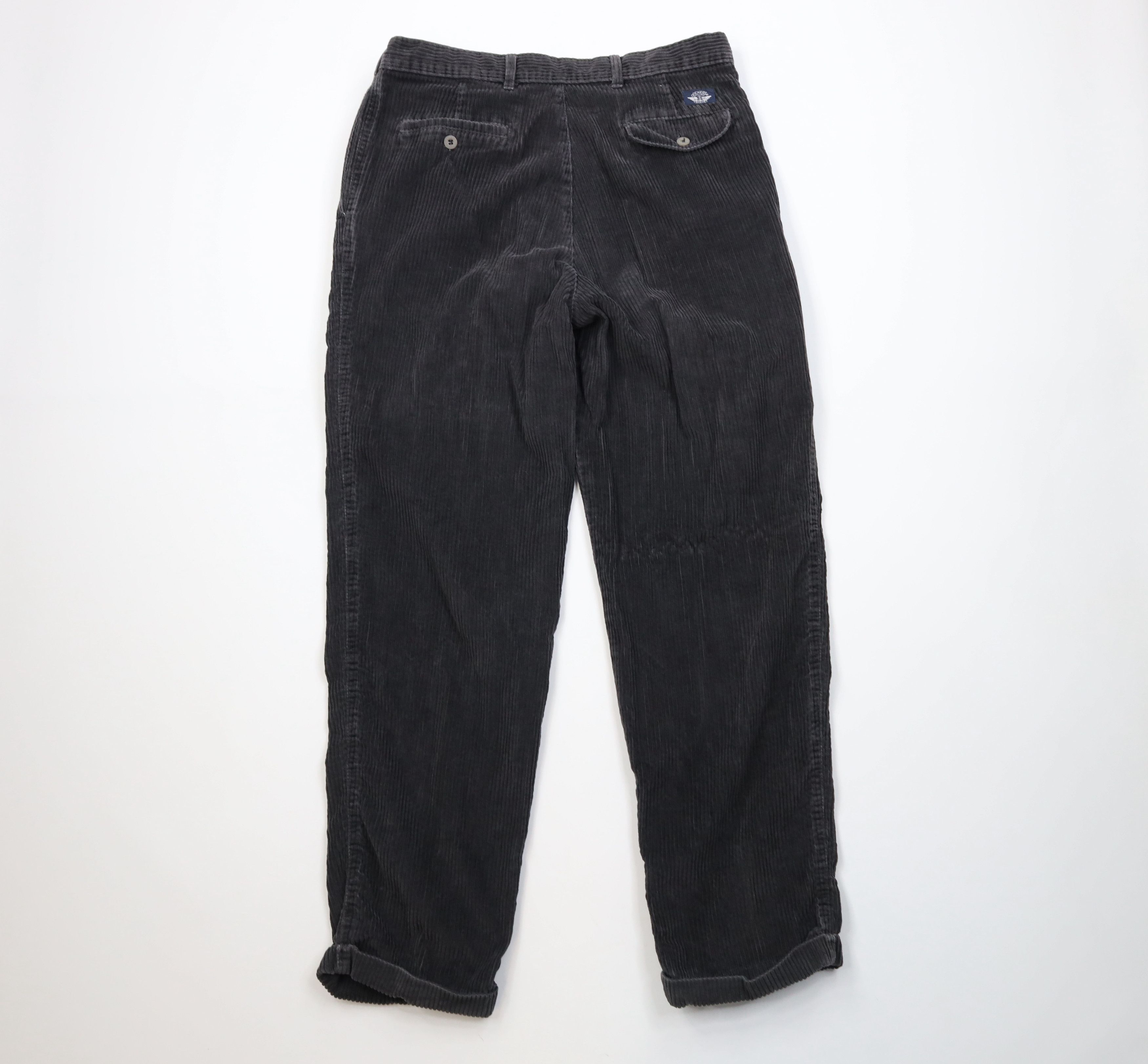 Vintage Vintage 90s Streetwear Cuffed Straight Leg Corduroy Pants Size US 36 / EU 52 - 11 Thumbnail