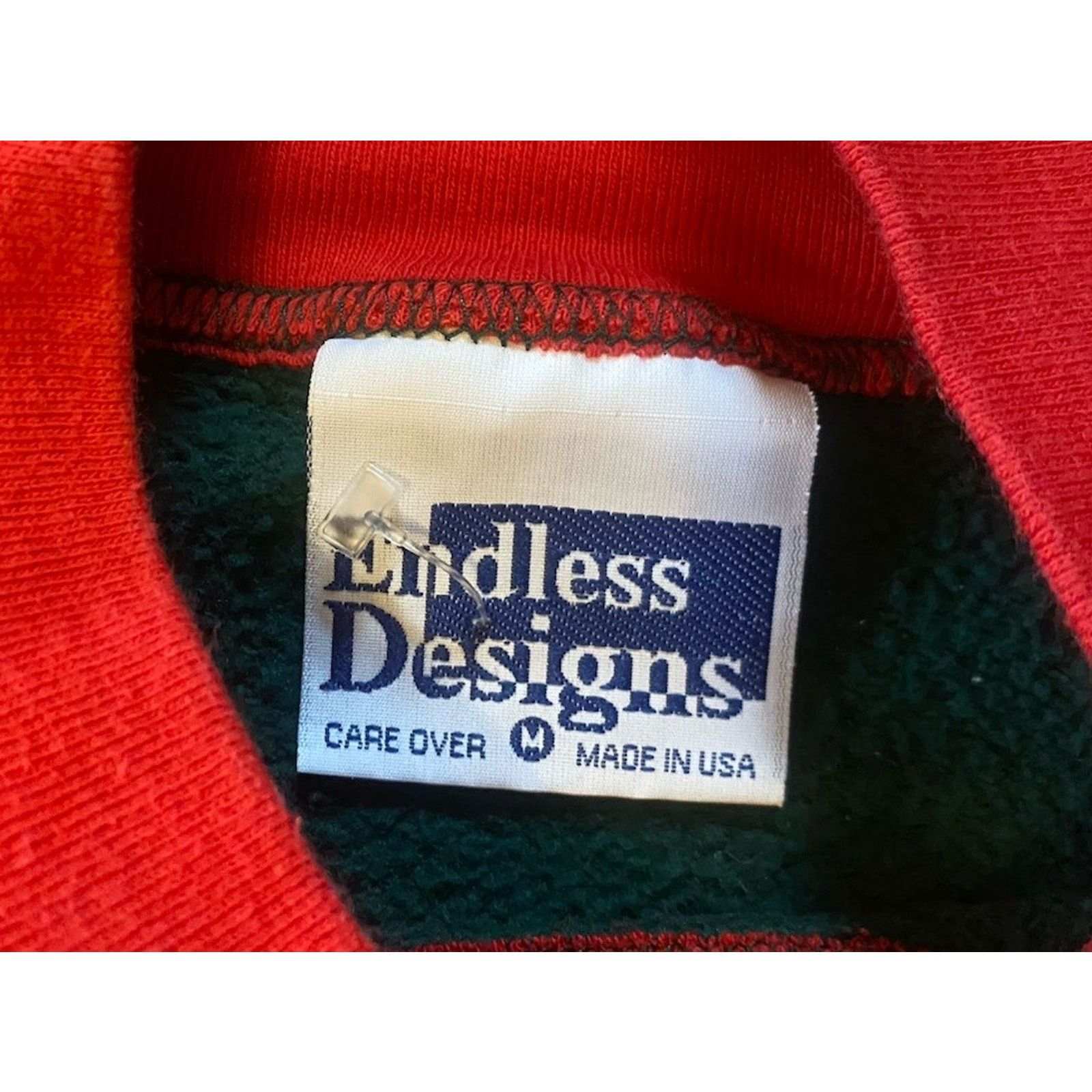 Basic Editions VTG USA Christmas Santa Sweatshirt Double Collar Women’s M Size M / US 6-8 / IT 42-44 - 3 Thumbnail