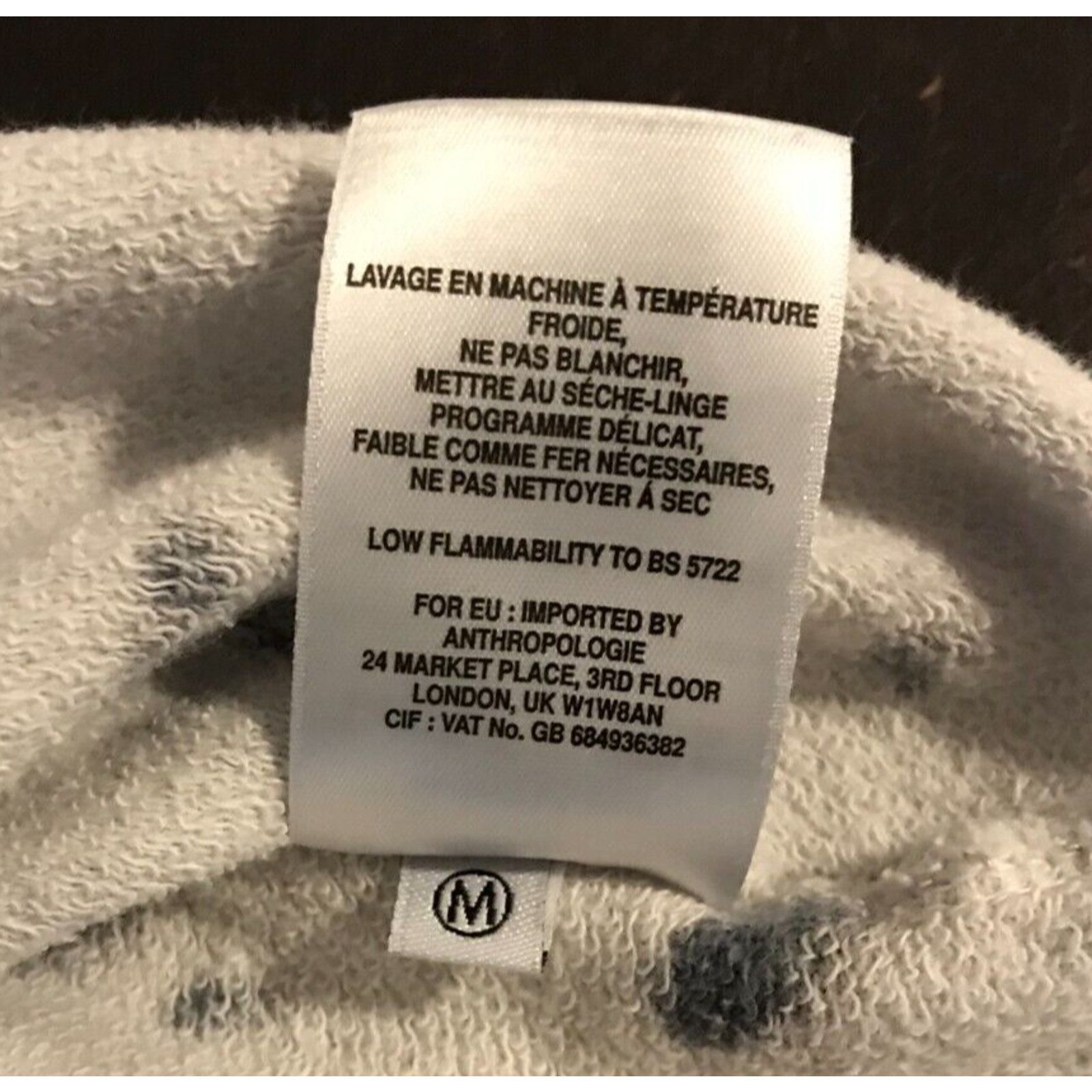 Anthropologie Anthropologie t. la Cropped Roll Hem Crewneck Sweatshirt Size M / US 6-8 / IT 42-44 - 9 Thumbnail