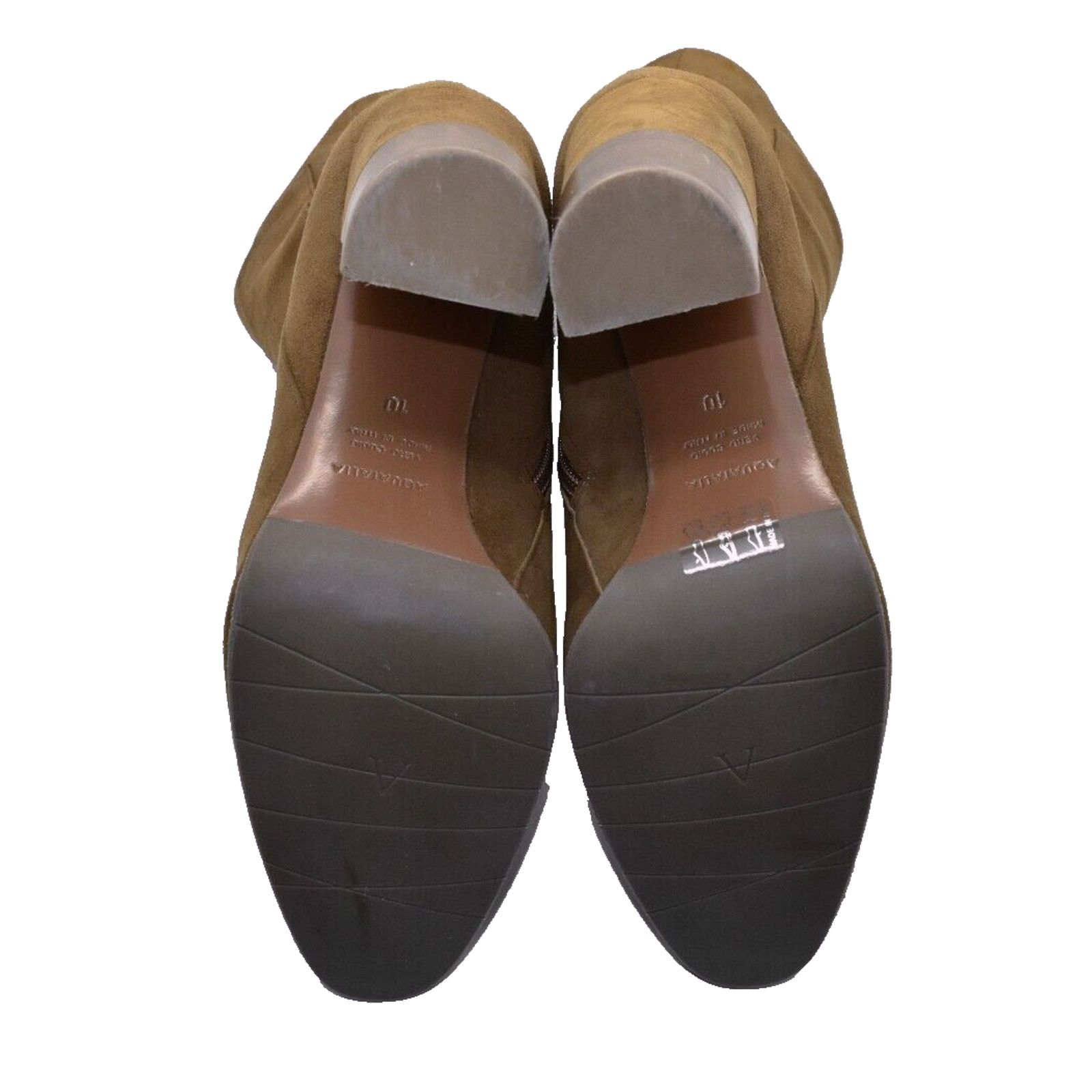 Aquatalia AQUATALIA Erika Suede Caramel Weatherproof Ankle Boots Sz 10 Size US 10 / IT 40 - 10 Thumbnail